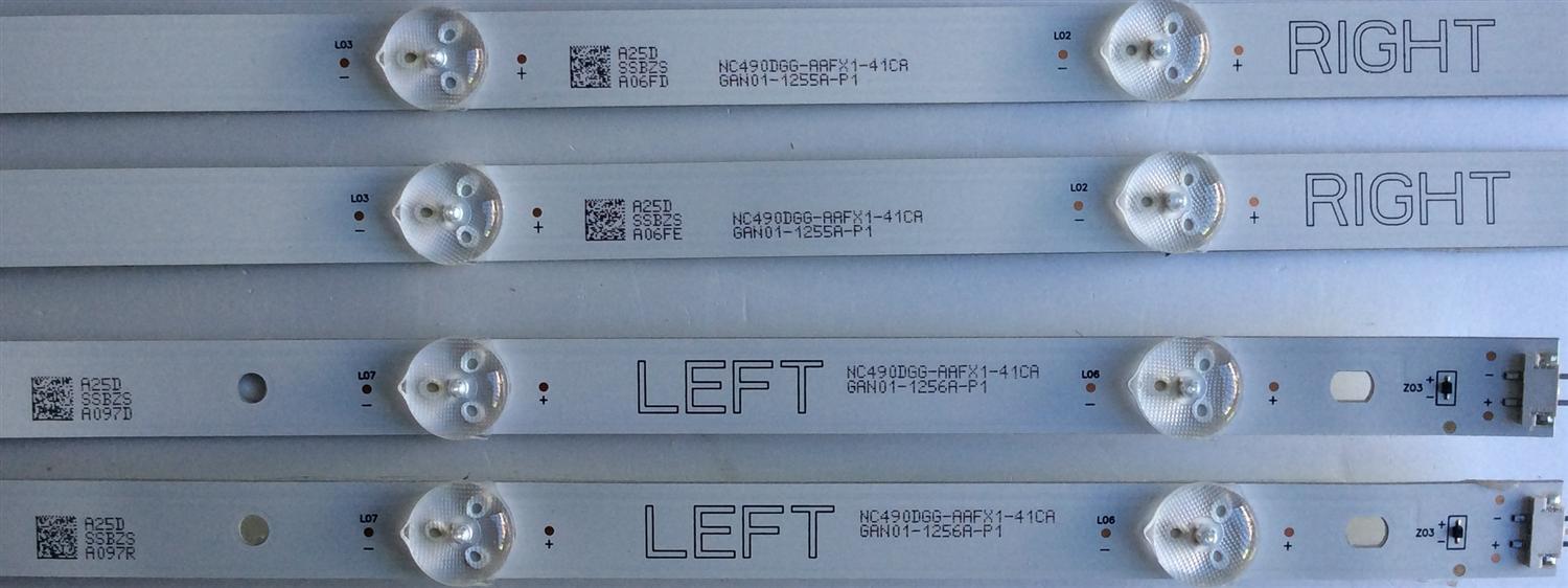 KIT DE LED´S PARA TV ((INCOMPLETO SOLO 7 PIEZAS)) / LG NC490DGG-AAFX1-41CA / NC490DGG-AAFX1-41CAGAN01-1255A-P1 / NC490DGG-AAFX1-41CAGAN01-1256A-P1 / PANEL´S NC490DGG-AAFX3 / NC490DGE-SADP3 / MODELO 49UJ6300-UA.BUSYL0F	 - Imagen 2