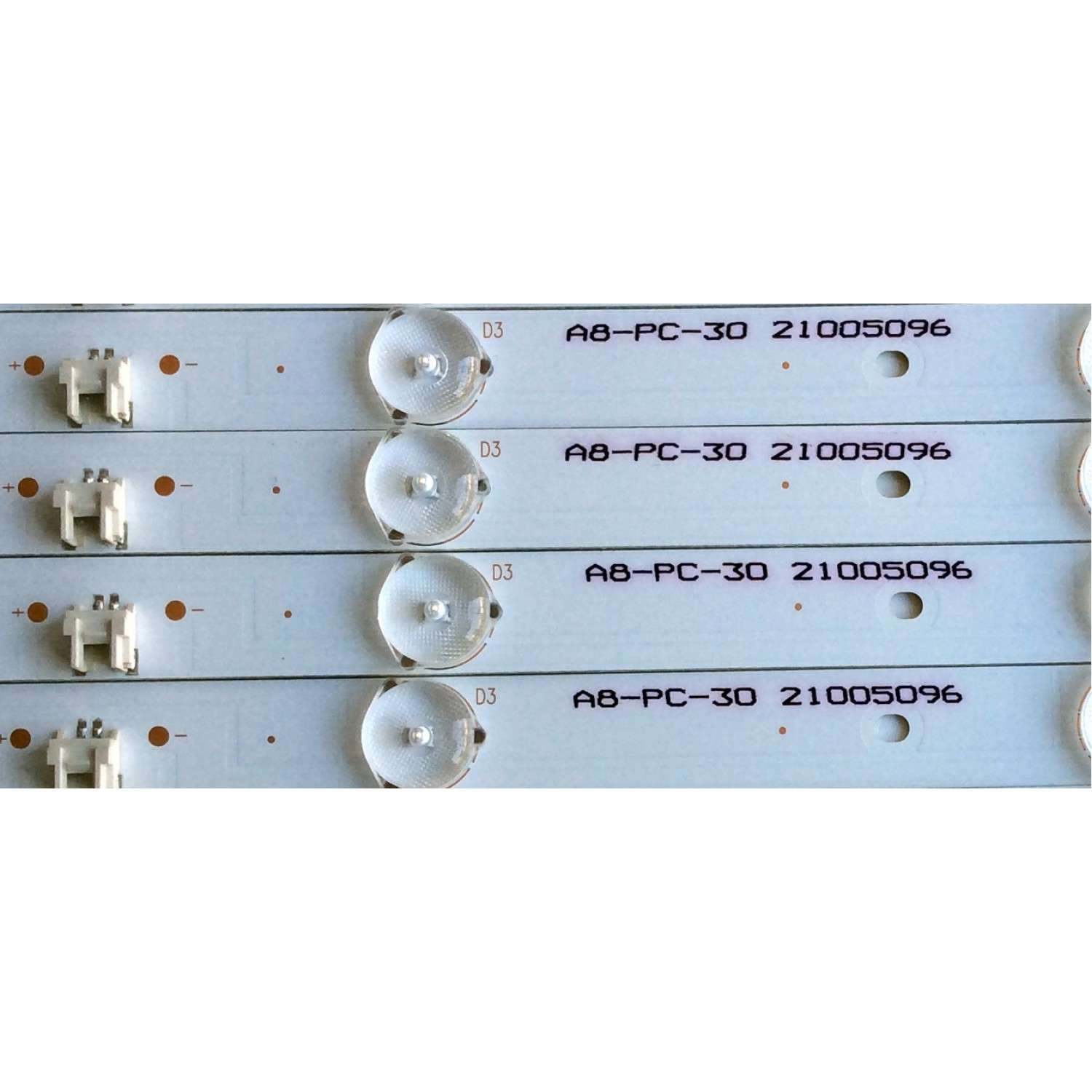 KIT DE LED´S PARA TV (12 PIEZAS) / WESTINGHOUSE 3P55DX002 / A8-PC-30 210025096 / 0355DX007 / PANEL MD5512YTLU / MODELO WD55UB4530 - Imagen 4