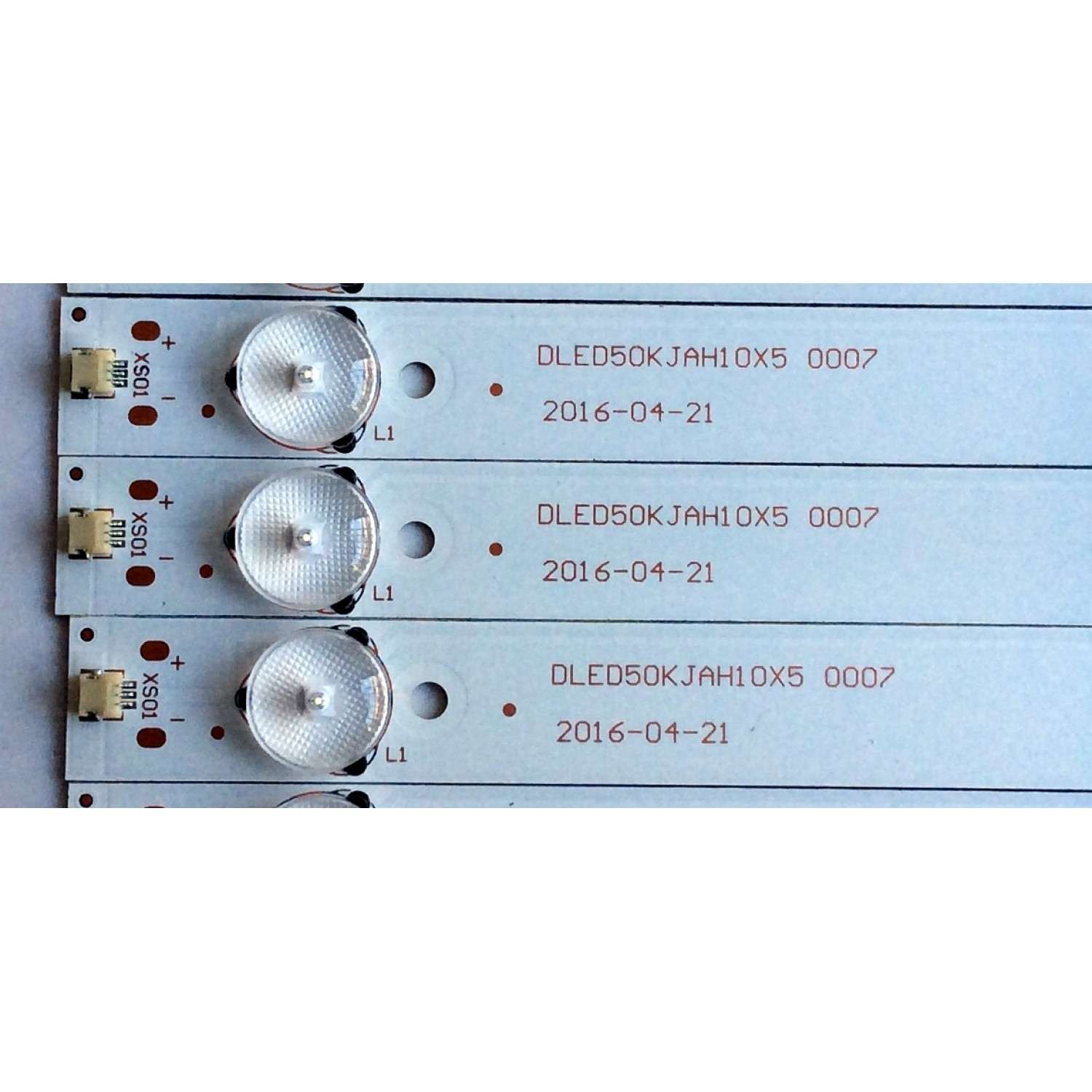 KIT DE LED´S PARA TV (10 PIEZAS )  / DLED50KJAH10X5 / E177671B/PEC DGV0-3A / PIH/B2/2/F4 / PANEL V500HJ1-PE8(C7)  - Imagen 3