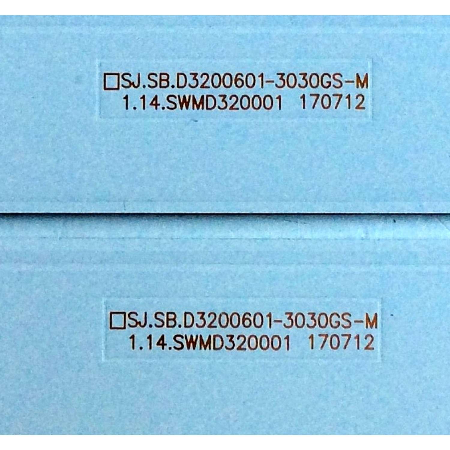 KIT DE LED´S PARA TV (2 PIEZAS) / TCL E486558 / SJ.SB.D3200601-3030GS-M / 1.14.SWMD320001 170712 / 06NF-C9-2-SB / D320S04-11522-SL1002 / PANEL LVW320ND1L / MODELO 32S305TABA - Imagen 4