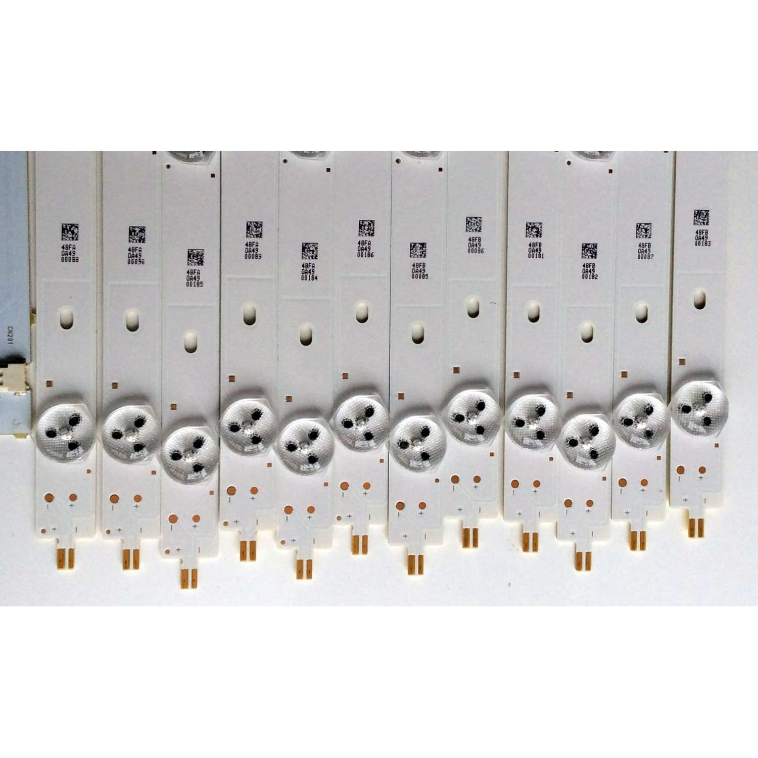 KIT DE LED´S PARA TV (12 PIEZAS) / SONY 173475211 / 1-889-674-11 / LG Innotek 48inch FHD NDS0EM A TYPE REV0.0 2013. 08.14 / LG Innotek 48inch FHD NDS0EM B TYPE REV0.0 / PANEL´S LSY480HN01-001 / NS4S480DND01 / 480DND01 / MODELO KDL-48W600B / KDL-48R470B - Imagen 3