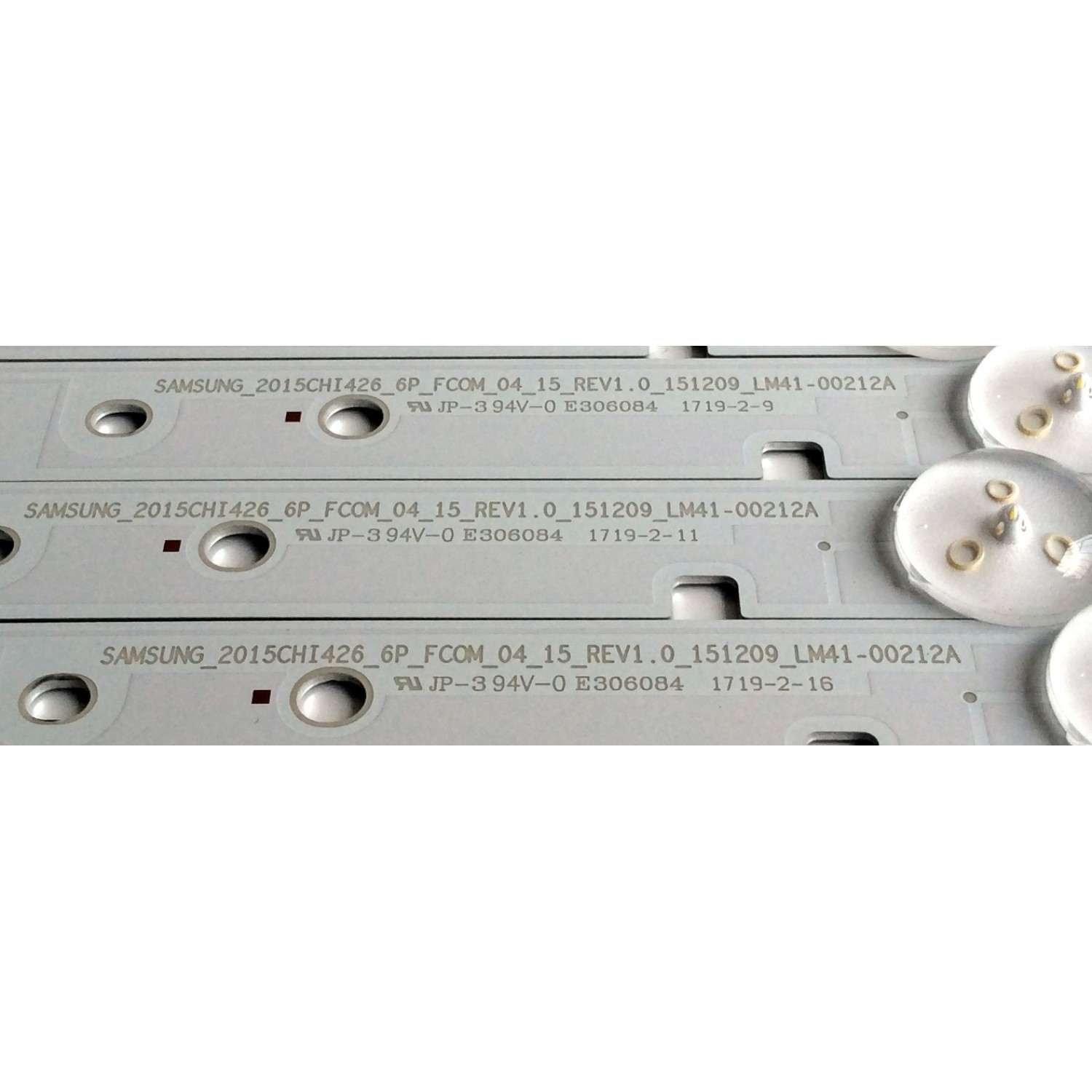 KIT DE LED`S PARA TV (6 PIEZAS) / SHARP 1176170 / SAMSUNG_2015CHI426_6P_FCOM_04_15_REV1.0_151209_LM41-00212A / PANEL HD426K3U52 / MODELO LC-43LBU591U / NOTA IMPORTANTE:KIT CUENTA ORIGINALMENTE DE 7 PIEZAS ((INCOMPLETO SOLO 6 PIEZAS))	 - Imagen 4