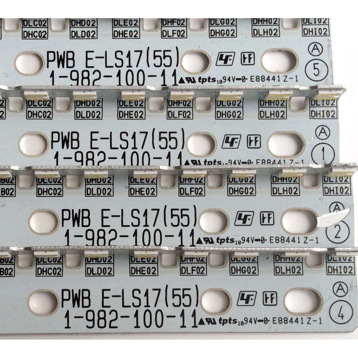 KIT DE LED´S PARA TV (8 PIEZAS) / TV. SONY XBR-55X930E 1-982-100-11 / 98210011 / PWB E-LS17(55) / A2193814A / 005 05 32335 / E88441 Z-1 / MODELO XBR-55930E 	 - Imagen 4