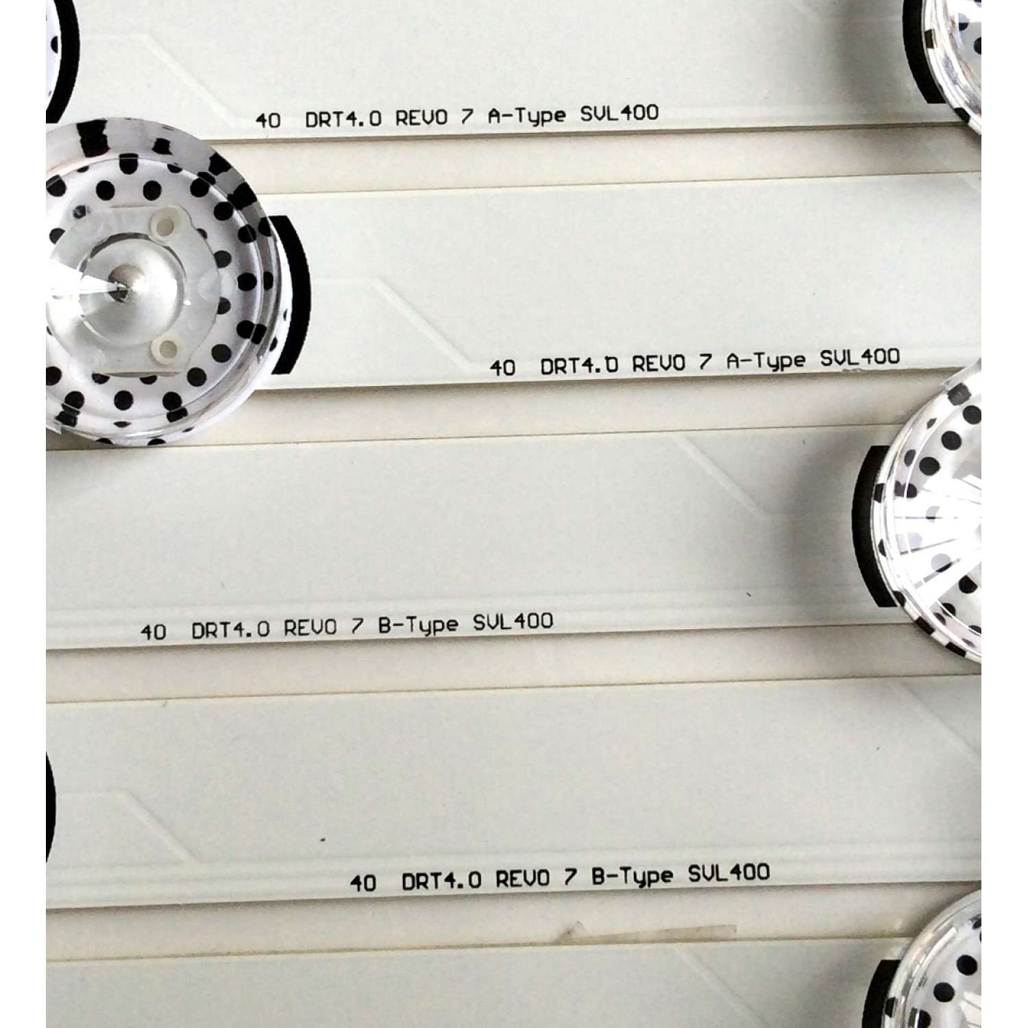 KIT DE LED´S PARA TV (8 PIEZAS) / LG 6916L-0884A / 6916L-0885A / DRT4.0 REV0 7 A-TYPE SVL400 / DRT4.0 REV0 7 B-TYPE SVL400 / 0884A / 0885A / 002S5B / 003S5B / MODELO 48LA5300-UA - Imagen 2