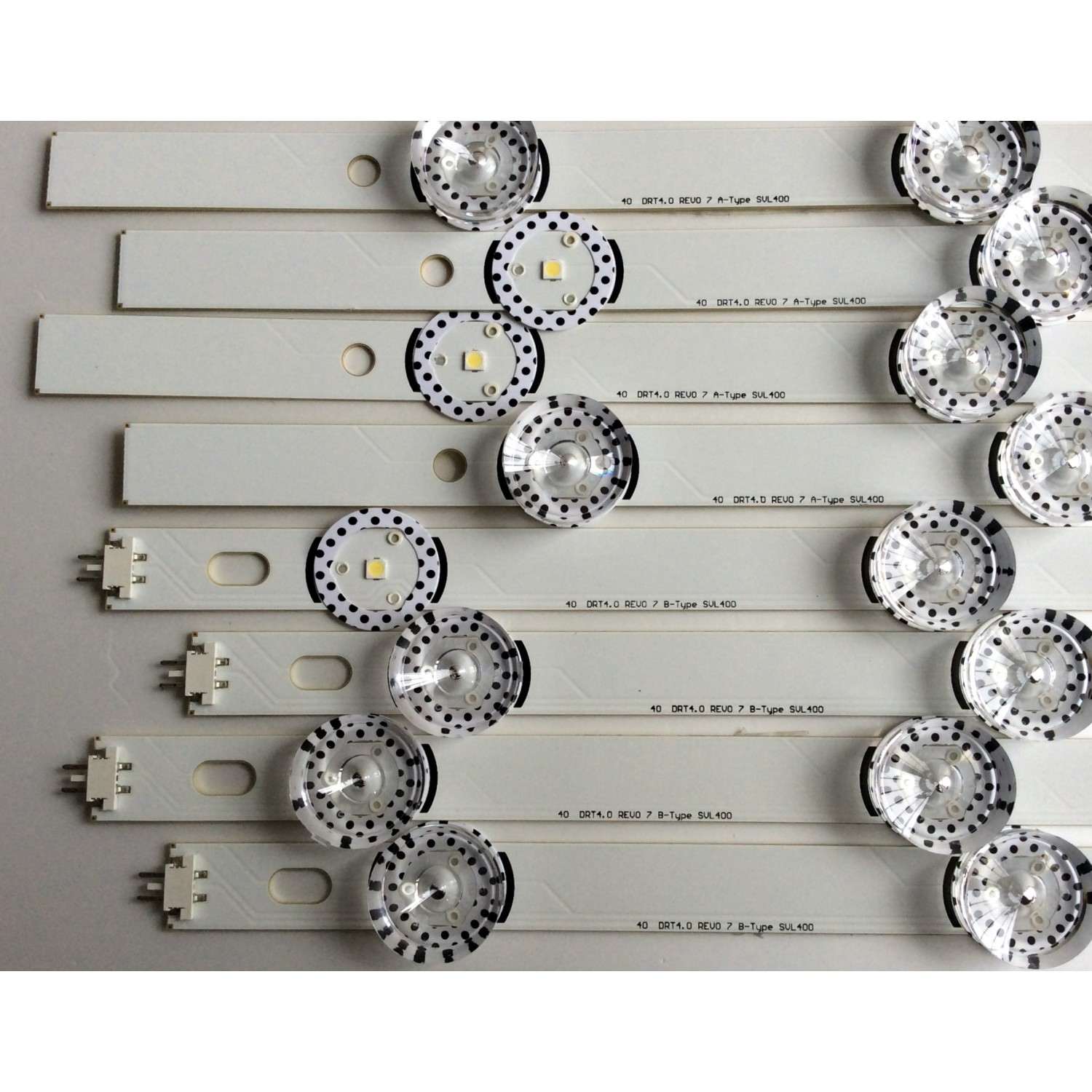 KIT DE LED´S PARA TV (8 PIEZAS) / LG 6916L-0884A / 6916L-0885A / DRT4.0 REV0 7 A-TYPE SVL400 / DRT4.0 REV0 7 B-TYPE SVL400 / 0884A / 0885A / 002S5B / 003S5B / MODELO 48LA5300-UA - Imagen 3