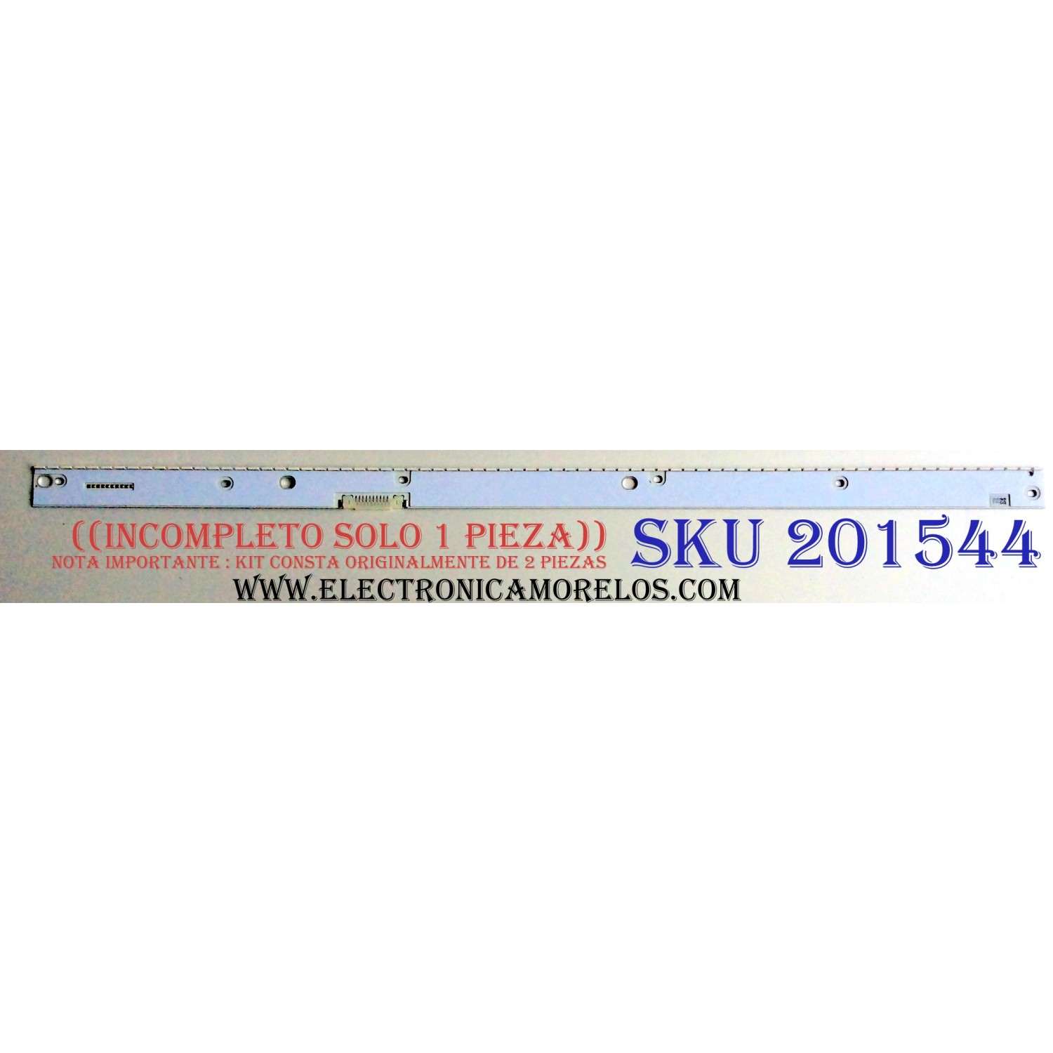 KIT DE LED´S PARA TV ((INCOMPLETO SOLO 1 PIEZAS)) / SAMSUNG SAMSUNG 39352B / 39353B / 30794S / 30490S / PANEL CY-XK055FLLV5H / MODELOS UN55KS9500FXZA FA01 / UN55KS9500FXZA