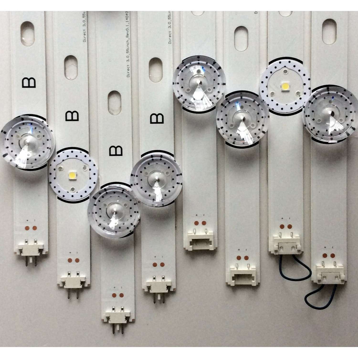 KIT DE LED´S PARA TV (SOLO 8 PIEZAS) / LG Direct 3.0_55inchRev0.1_140428 / PANEL NC550DUE-VCCP1 / COMPATIBLES NC550DUE-VCCP3 / LC550DUE (FG)(A1) LC550DUE (FG)(A2) / SUSTITUTOS T550HVF04.2 /  HC550DUN-VSHS2-11XX / CHECAR MODELOS COMPATIBLES EN DESCRIPCION - Imagen 5