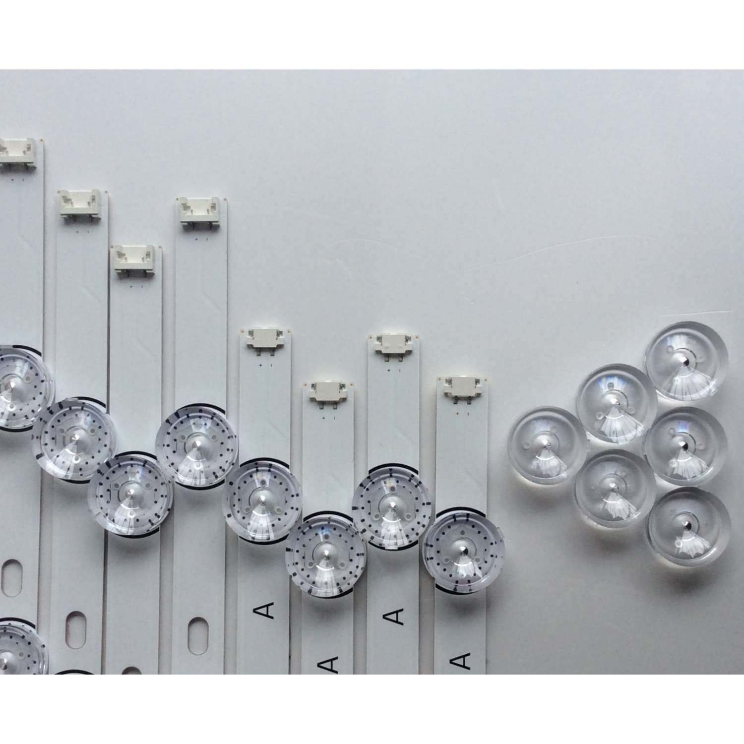 KIT DE LED´S PARA TV (SOLO 8 PIEZAS) / LG Direct 3.0_55inchRev0.1_140428 / PANEL NC550DUE-VCCP1 / COMPATIBLES NC550DUE-VCCP3 / LC550DUE (FG)(A1) LC550DUE (FG)(A2) / SUSTITUTOS T550HVF04.2 /  HC550DUN-VSHS2-11XX / CHECAR MODELOS COMPATIBLES EN DESCRIPCION - Imagen 2