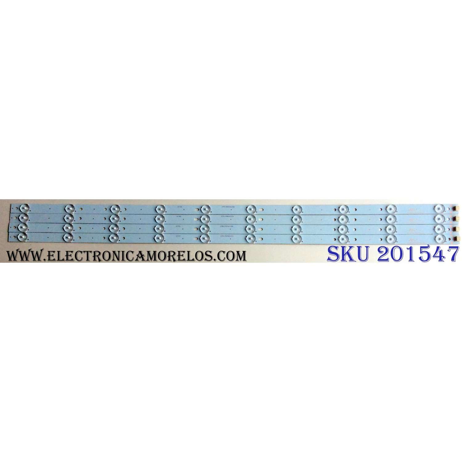 KIT DE LED´S PARA TV (4 PIEZAS) / SCEPTRE CRH-K403535T041037F-REV1.0 / E341134 / 207481 / A7M01J56PAA1630K / PANEL CN40HB772 / MODELOS X40 SBNV93CD / X40