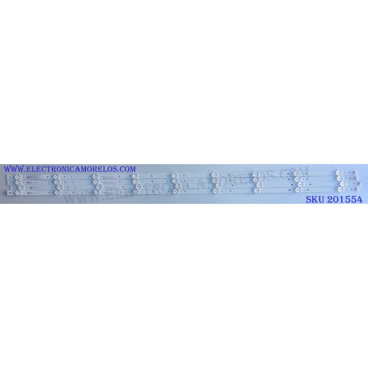 KIT DE LED´S PARA TV (4 PIEZAS) / TOSHIBA U500DU01-TT103 REV:CD1.A / JL.D50091330-329AS-M A1 / PK6D509000I / PANEL U500DU01 TT103 / MODELOS TF-50A810U19 / 50LF621U19 / 50LF711U20