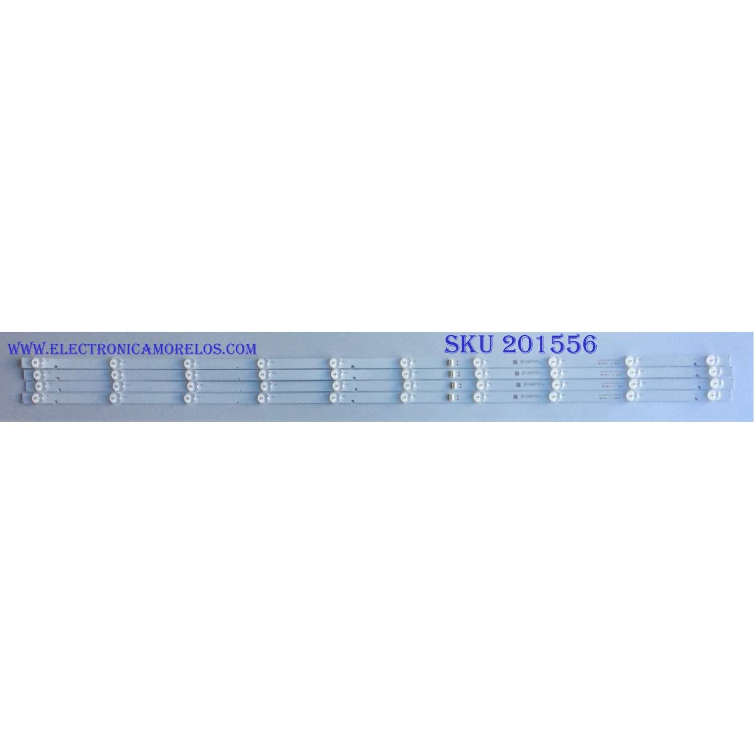 KIT DE LED´S PARA TV (4 PIEZAS) / LG JL.D490A1330-001BS-M / YAL13-01030300-04 / PANEL SDL490WY (LD0-912) REV.00 / MODELO 49UJ6200-UA / 49UJ6200-UA.CUS4LH