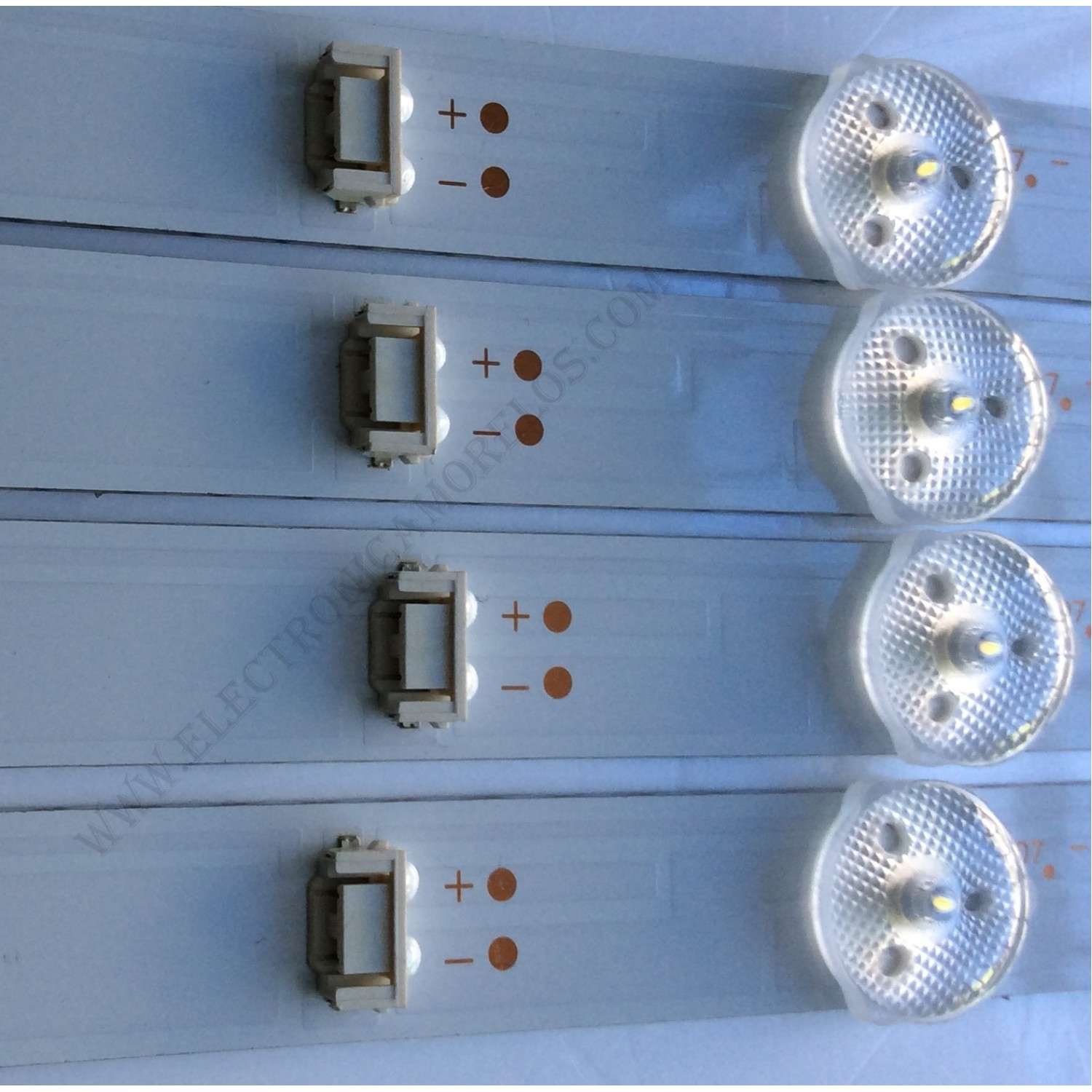 KIT DE LED´S PARA TV (4 PIEZAS) / LG JL.D490A1330-001BS-M / YAL13-01030300-04 / PANEL SDL490WY (LD0-912) REV.00 / MODELO 49UJ6200-UA / 49UJ6200-UA.CUS4LH - Imagen 4