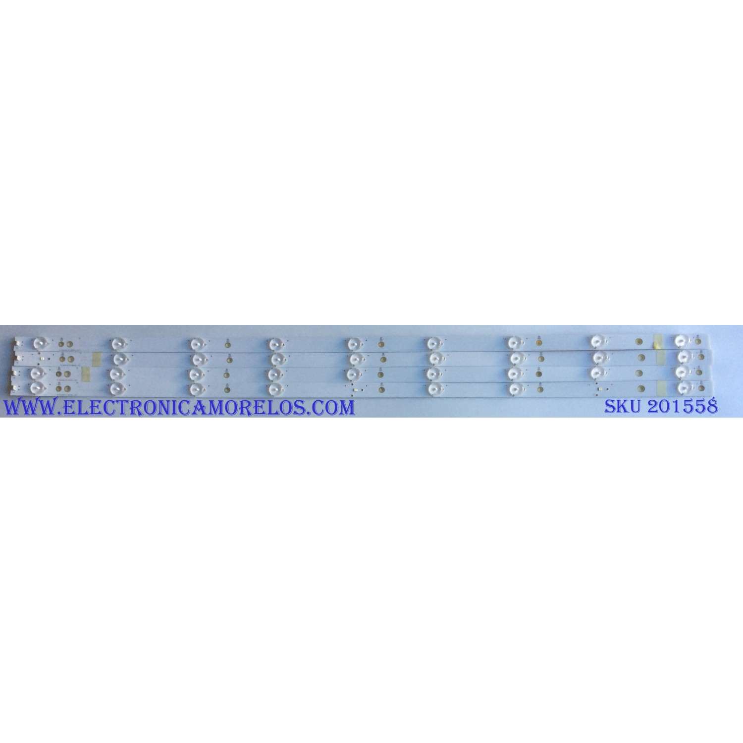 KIT DE LED´S PARA TV (4 PIEZAS) / INSIGNIA LB-F3528-GJ40409-H / 4620-LOT46V4C-C-11 / PANEL TPT400LA-J6PE1 REV:SC1N / MODELO NS-40D510NA15