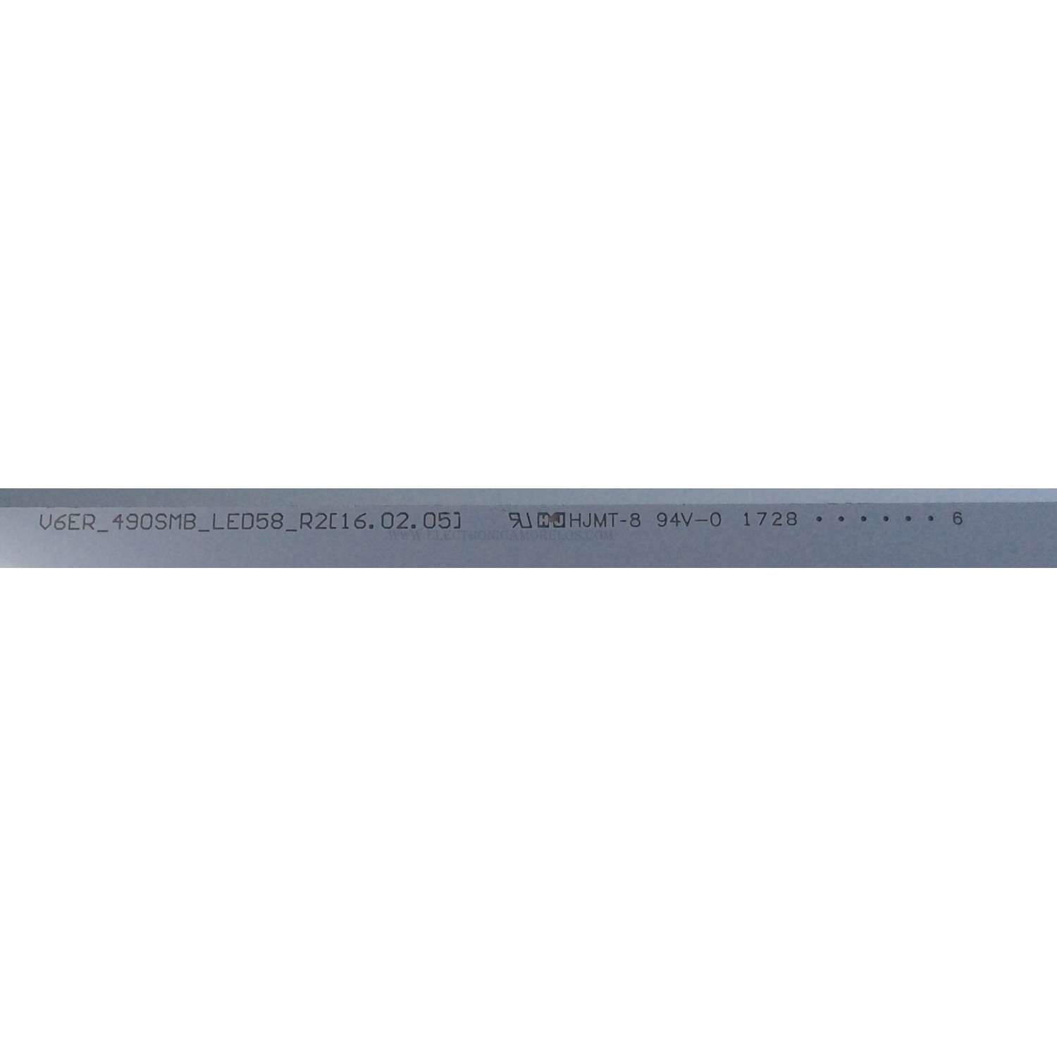 LED PARA TV SAMSUNG ((INCOMPLETO SOLO 1 PIEZA))  / NUMERO DE PARTE BN96-39674A / UE49KU6470SXXH / UE49MU6500UXXU / UE49KU6400 / UE49KU6459 / UE49KU6455 / UE49MU6459 / UE49KU6670 / UE49KU6640 / UE49KU6650 / MAS MODELOS COMPATIBLES EN DESCRIPCION - Imagen 2