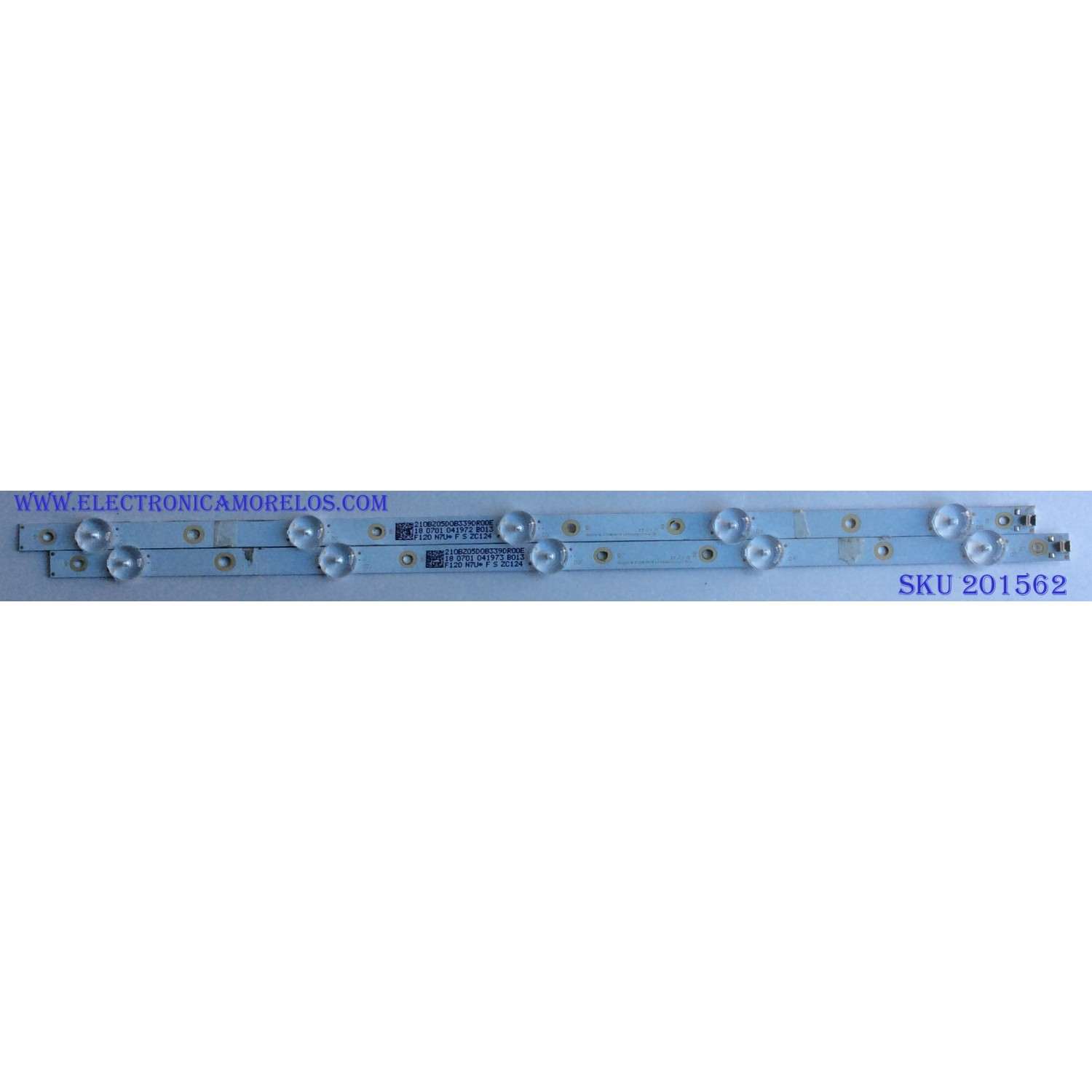 KIT DE LED´S PARA TV (2 PIEZAS) / INSIGNIA LBM236M0501-CI-3(0) / 210BZ05D0B339DR00E / PANEL TPM236WH2-WHBN00.K REV:S5941A / MODELO NS-24DF310NA19