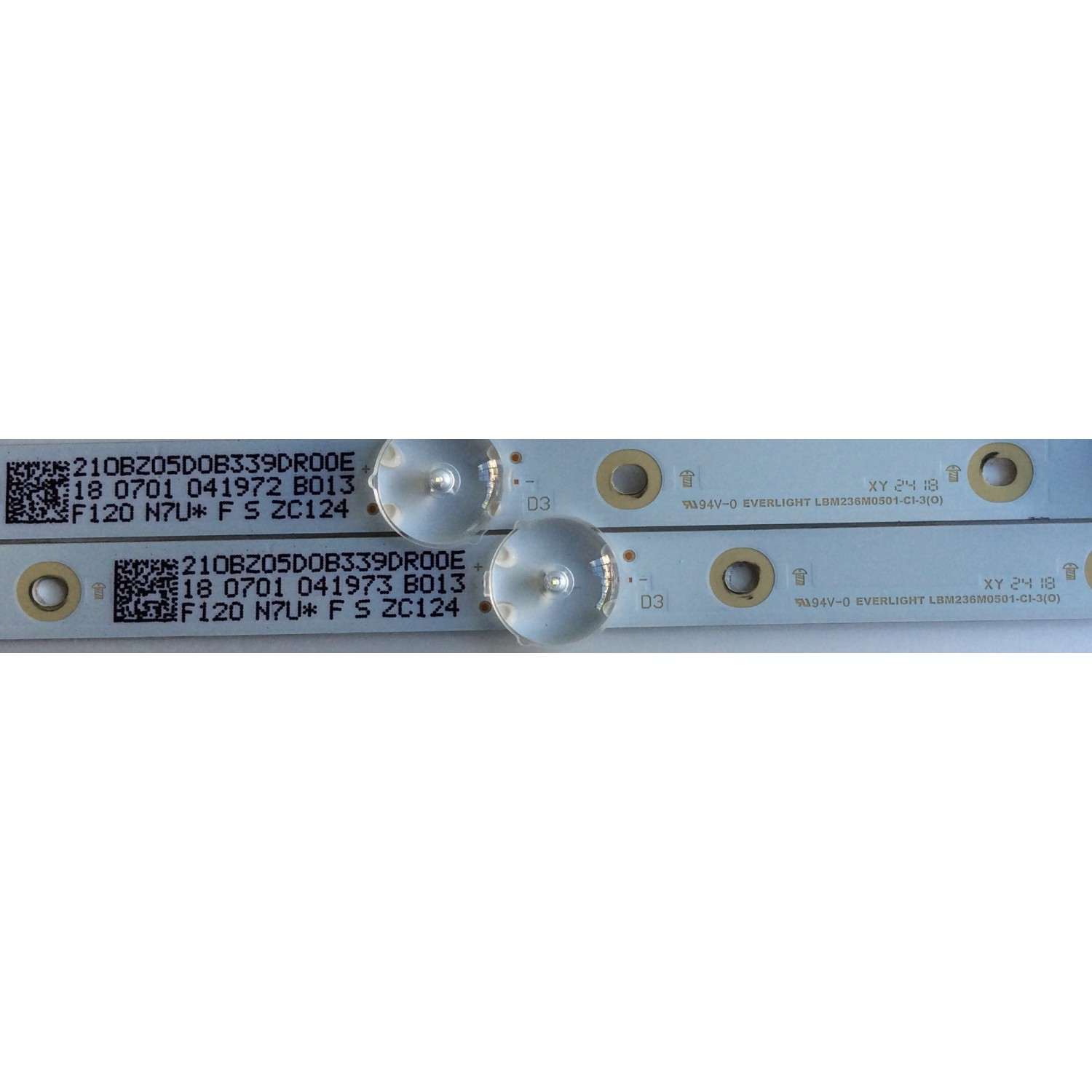 KIT DE LED´S PARA TV (2 PIEZAS) / INSIGNIA LBM236M0501-CI-3(0) / 210BZ05D0B339DR00E / PANEL TPM236WH2-WHBN00.K REV:S5941A / MODELO NS-24DF310NA19 - Imagen 3