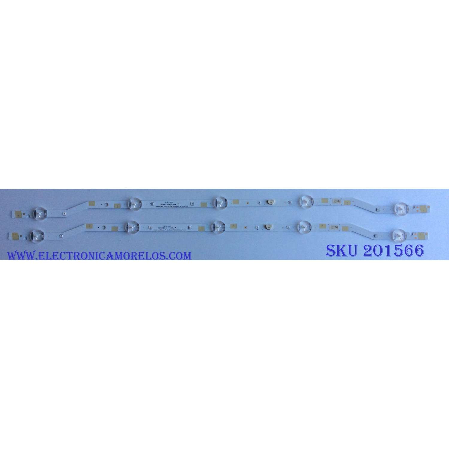 KIT DE LED´S PARA TV (2 PIEZAS) / SAMSUNG 2017_SVS32_HD_FCOM_5LEDS_REV1.1_170322_LM41-00494A / 43703A / LM41-00494A / E306084 / PANEL CY-JM032AGLR2V RR01 / MODELO UN32J4000 / UN32J4000EFXZA LA01