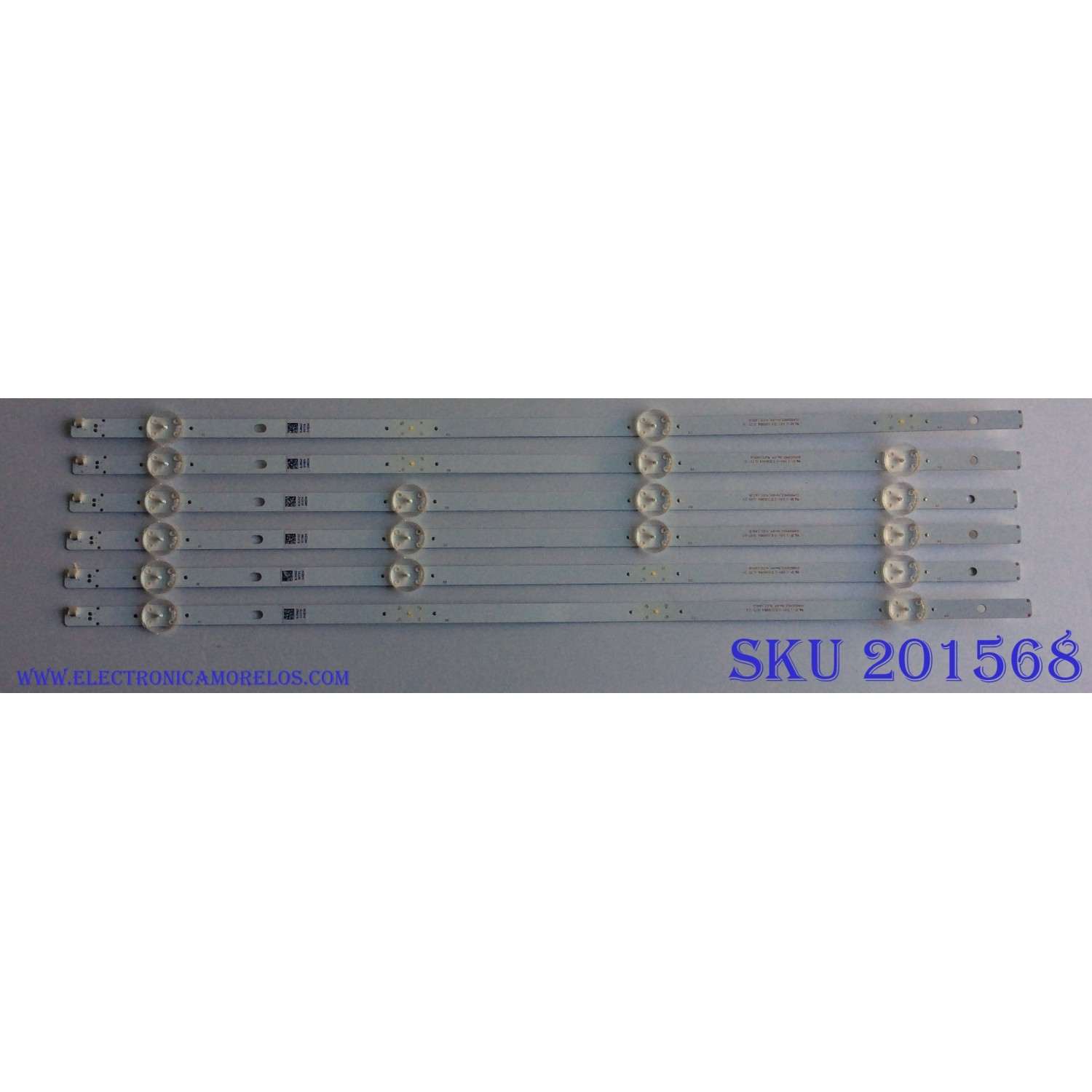 KIT DE LED´S PARA TV (6 PIEZAS) / INSIGNIA SVA500A53_Rev04_4LED_160121 / SJHAZ / JP-1 94V-0 E306084 / PANEL 96.50S12.D01 / MODELO NS-50D510NA17
