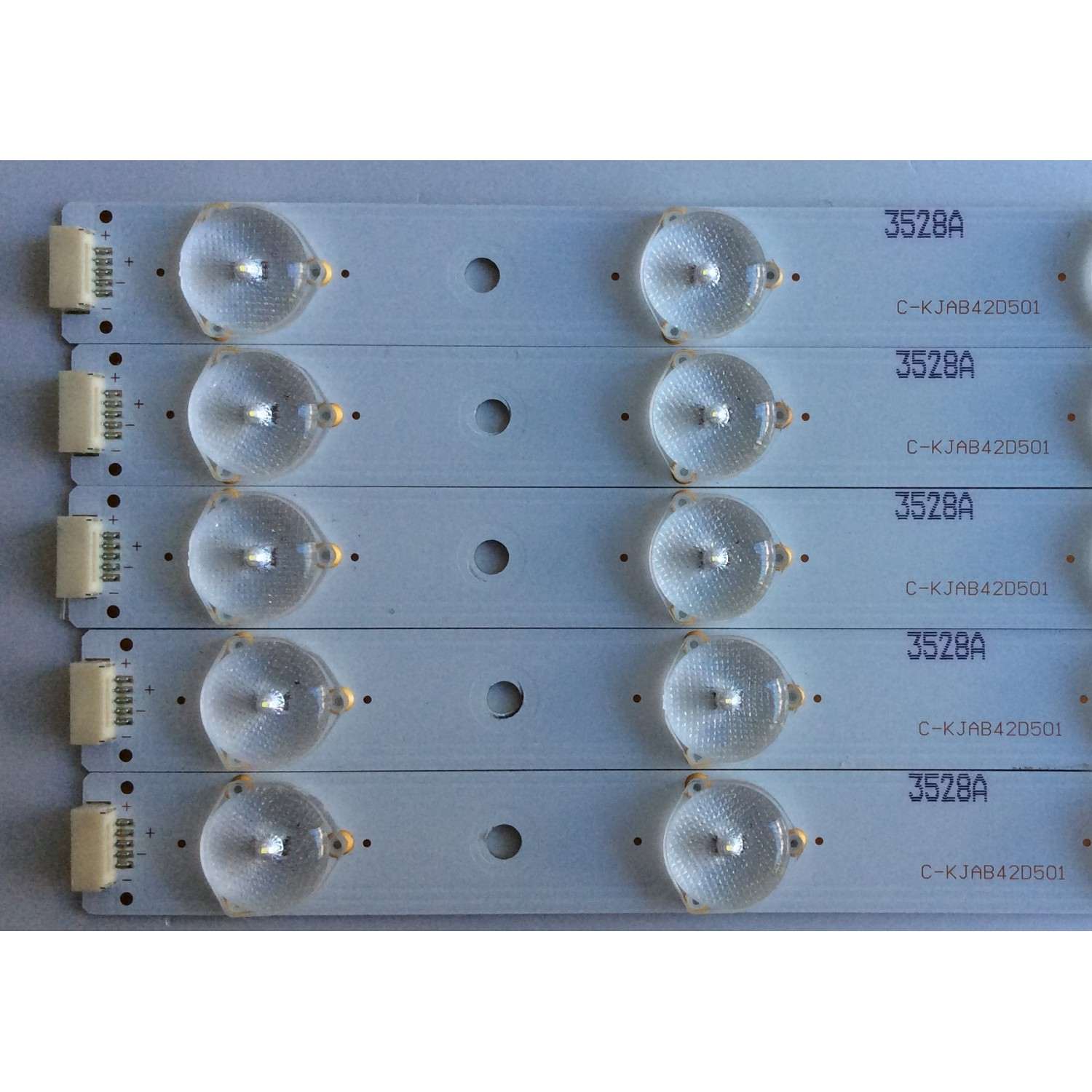KIT DE LED´S PARA TV / RCA ((INCOMPLETO SOLO 5 PIEZAS)) V420DK1-PS1 / C-KJAB42D501 / X-3027-I15 / C1A6(X) / MODELO LED42C45RQ	 - Imagen 2