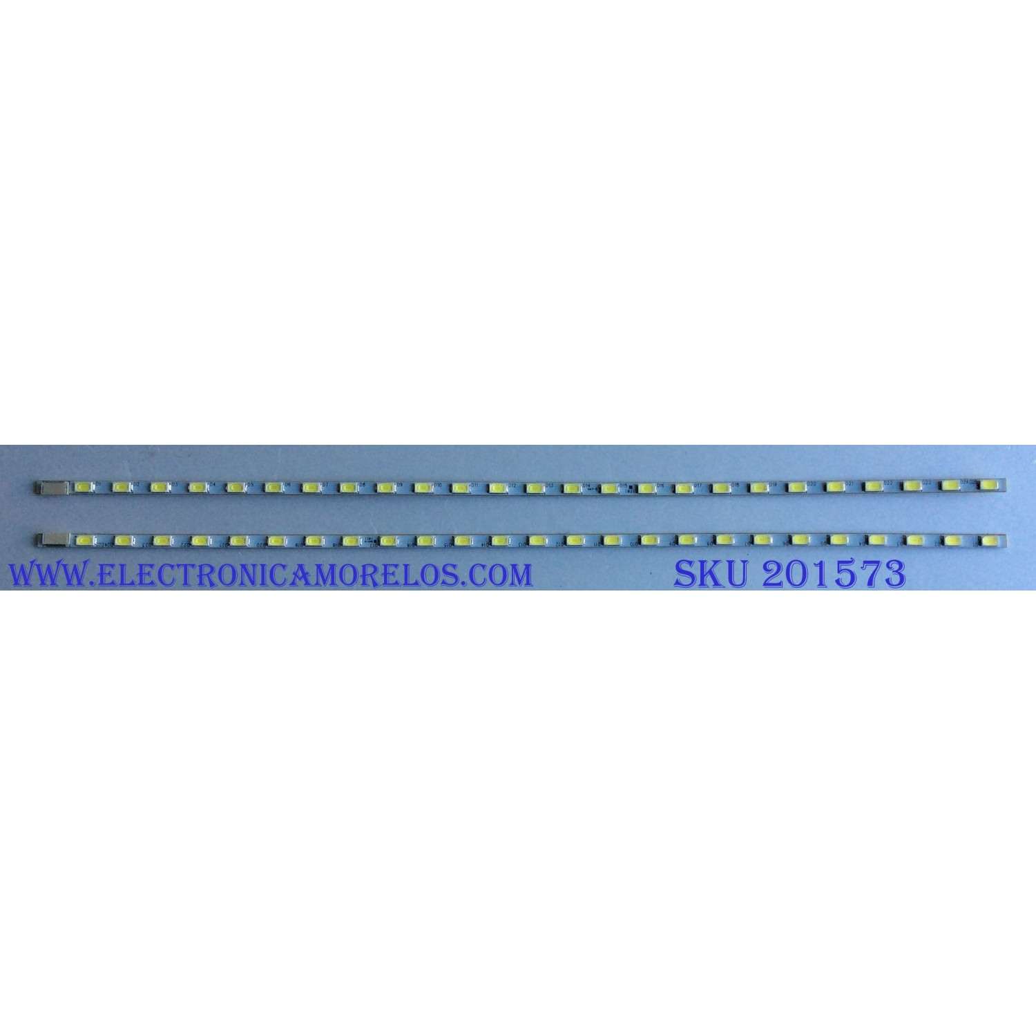 KIT DE LEDS ORIGINAL PARA TV WESTINGHOUSE 2 PIEZAS / 8442060100-L / 8442060200-R / FHT-1021 / FHT-1025 / FM2T41A6Q-02A / FM2T31A71-01A / FHT-1006 / PANEL V260H1-LED / K260B2-E03 / K260H1-E03 / MODELOS LD-2685VX TW-61201-K026E / LD-2657DF / LD-2655VX