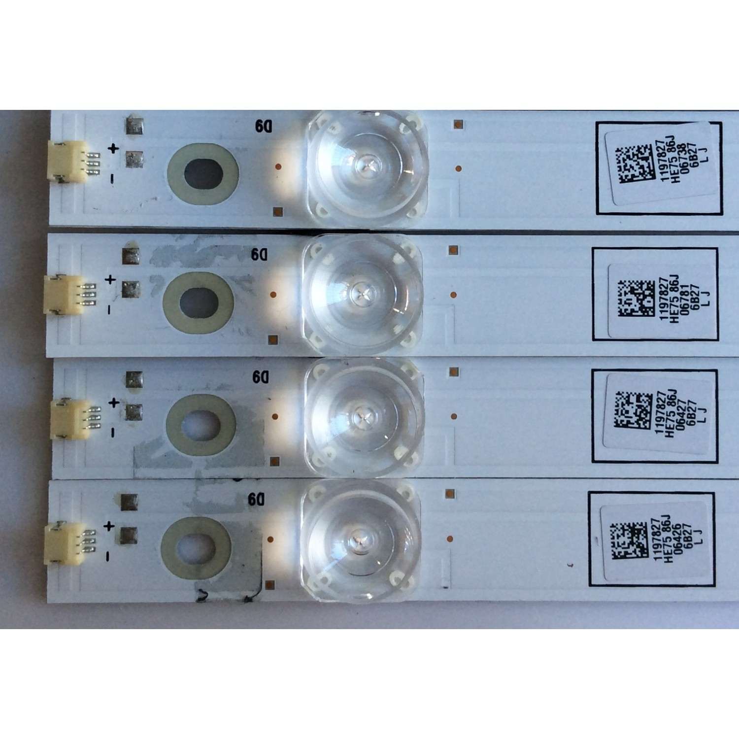 KIT DE LED´S PARA TV / HISENSE / ( 10 PIEZAS ) HD750M7U71-L1 / E469119 94V-0 / LB75022 V0 / HE75 86J / MODELO 75EU8070	 - Imagen 2