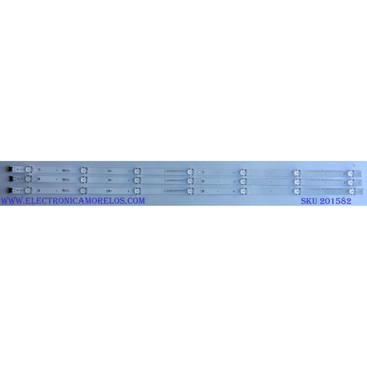KIT DE LED´S PARA TV / LG NC430DGG-AAGX3 / LC43490086A / LED_ARRAY_Rev0.0_180220 / 3PCM00785A / PANEL'S NC430DGG-AAGX3 / NC430DGG-AAGX1 / MODELOS 43UK6300PUE.BUSWLJM / 43UK6090PUA.BUSWLJM