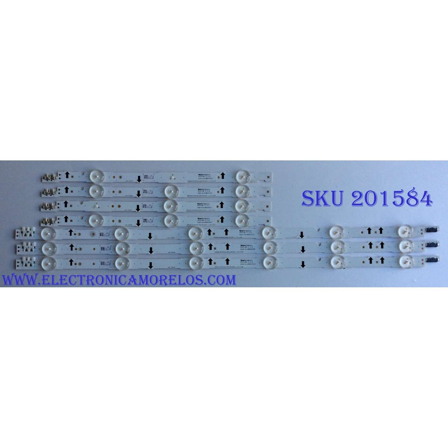 KIT DE LED´S PARA TV / SAMSUNG((INCOMPLETO SOLO 7 PIEZAS))CY-GH040BGLVXH / 30449A/30450A / BN96-30449A( 3 PIEZAS )/ BN96-30450A( 4 PIEZAS )/ SAMSUNG_2014SVS40_3228_L06_REV1.1_131112 / SAMSUNG_2014SVS40_3228_R03_REV1.1_131112 /MODELO LH40DMEPLGA/GO TS02