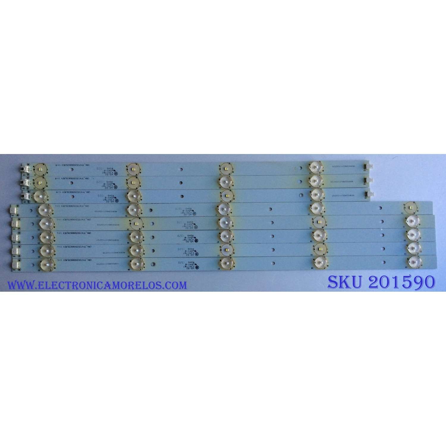KIT DE LED´S PARA TV / ((INCOMPLETO SOLO 8 PIEZAS)) LSC470HN05-B01 / T470HVN01.V2 / CRH_TF473535090635LREV 1.1-R / CRH_TF473535090635LREV 1.1-LC / MODELOS ELEMENT ELEFT471 / SEIKI SE47FY19 /	