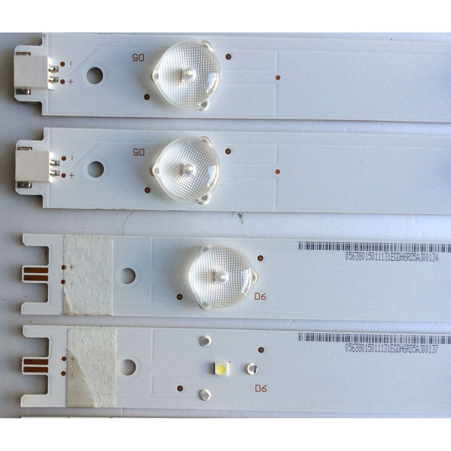 KIT DE LEDS PARA TV VIZIO ORIGINAL 10 PIEZAS / NUMERO DE PARTE IC-B-HWX40D495L / IC-B-HWX40D495R / 05638005052111 / 05638015011131 / E466169 / PANEL LSC400HN02-602 / LSC400HM10-S01 / MODELO E40-C2 / E40-C2 LWZQSFAR - Imagen 2