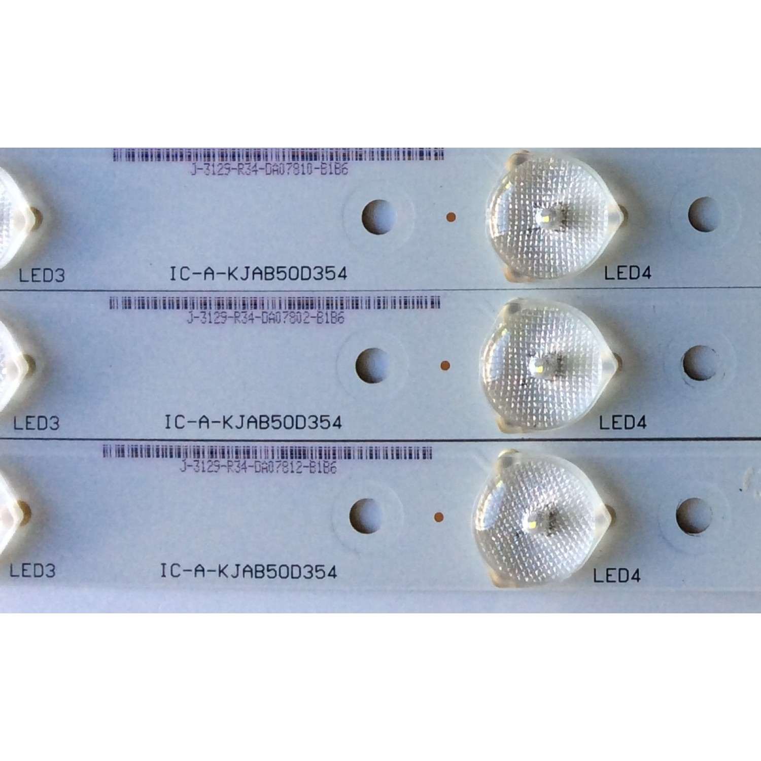 KIT DE LED´S PARA TV / RCA ((INCOMPLETO SOLO 8 PIEZAS)) V500HK1-PS6-12 / IC-A-KJAB50D354 / J-3129-R34 / MODELO LED50B45RQ	 - Imagen 2