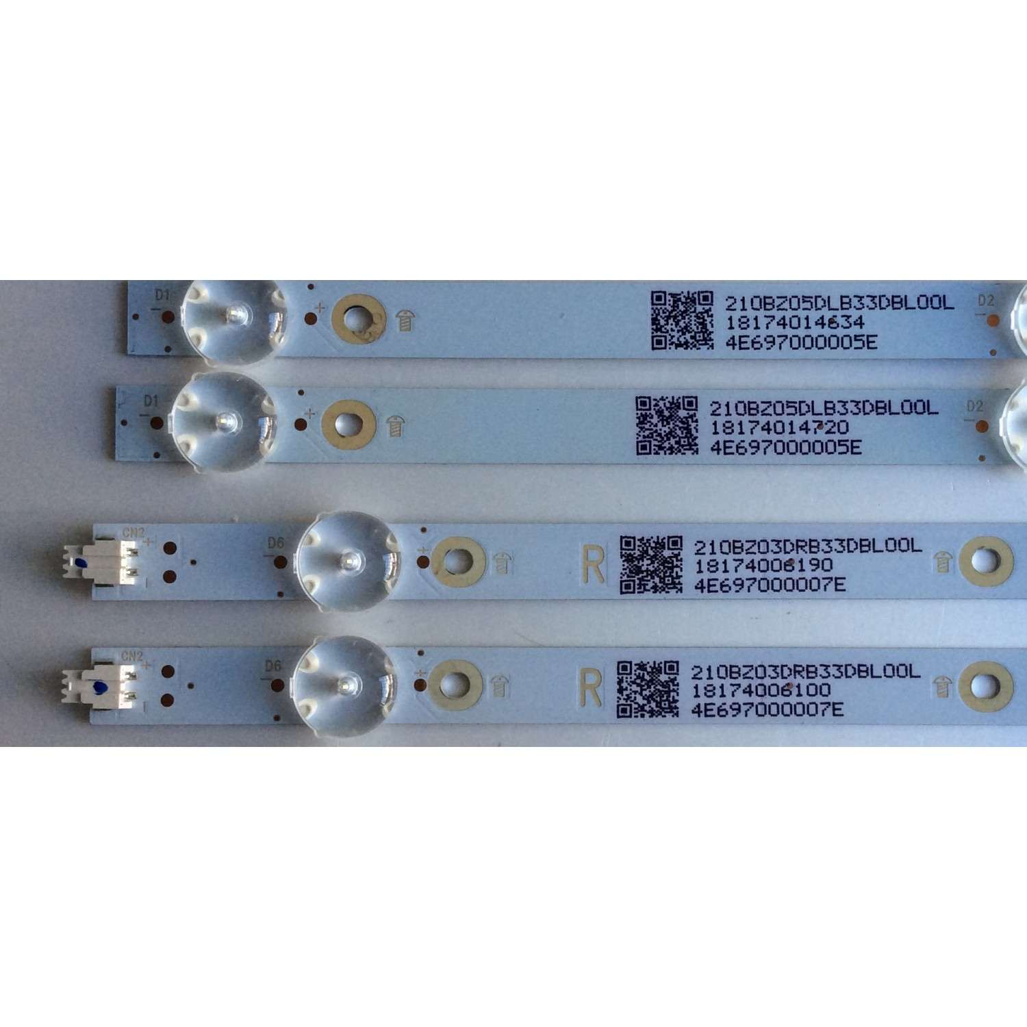 KIT DE LED´S PARA TV ( 8 PIEZAS) / SHARP LB50091 V1_00 / LB50091 V0_00 / 17253A 81010 / 210BZ05DLB33DBL00L / 4E697000005E / 210BZ03DRB33DBL00L / 4E697000007E / E465853 / PANEL TPT500J1-HVN07.U REV:S500AH / MODELO LC-50LB601U - Imagen 2