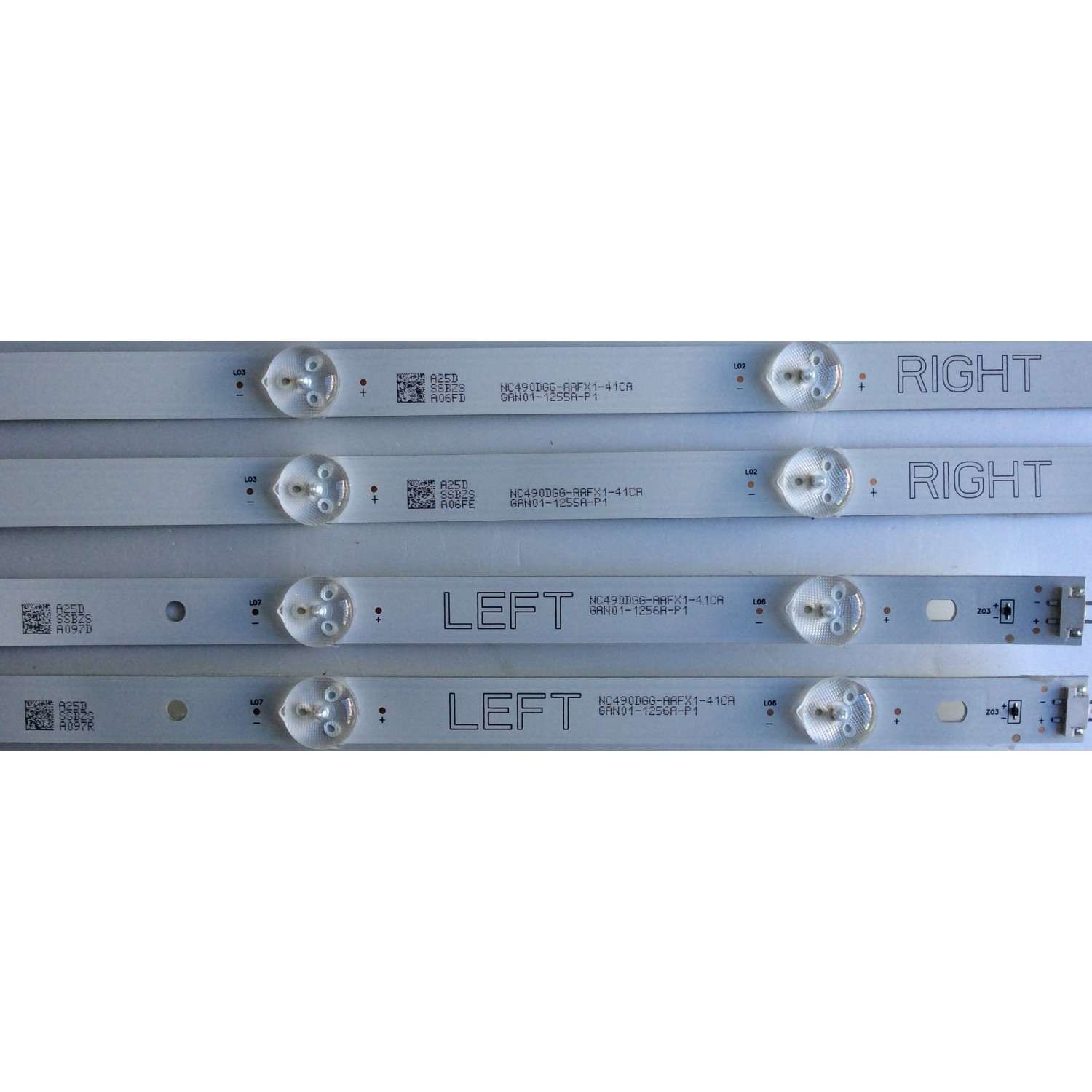 KIT DE LED´S PARA TV ((INCOMPLETO SOLO 7 PIEZAS)) / LG NC490DGG-AAFX1-41CA / NC490DGG-AAFX1-41CAGAN01-1255A-P1 / NC490DGG-AAFX1-41CAGAN01-1256A-P1 / PANEL´S NC490DGG-AAFX3 / NC490DGE-SADP3 / MODELO 49UJ6300-UA.BUSYL0F	 - Imagen 2