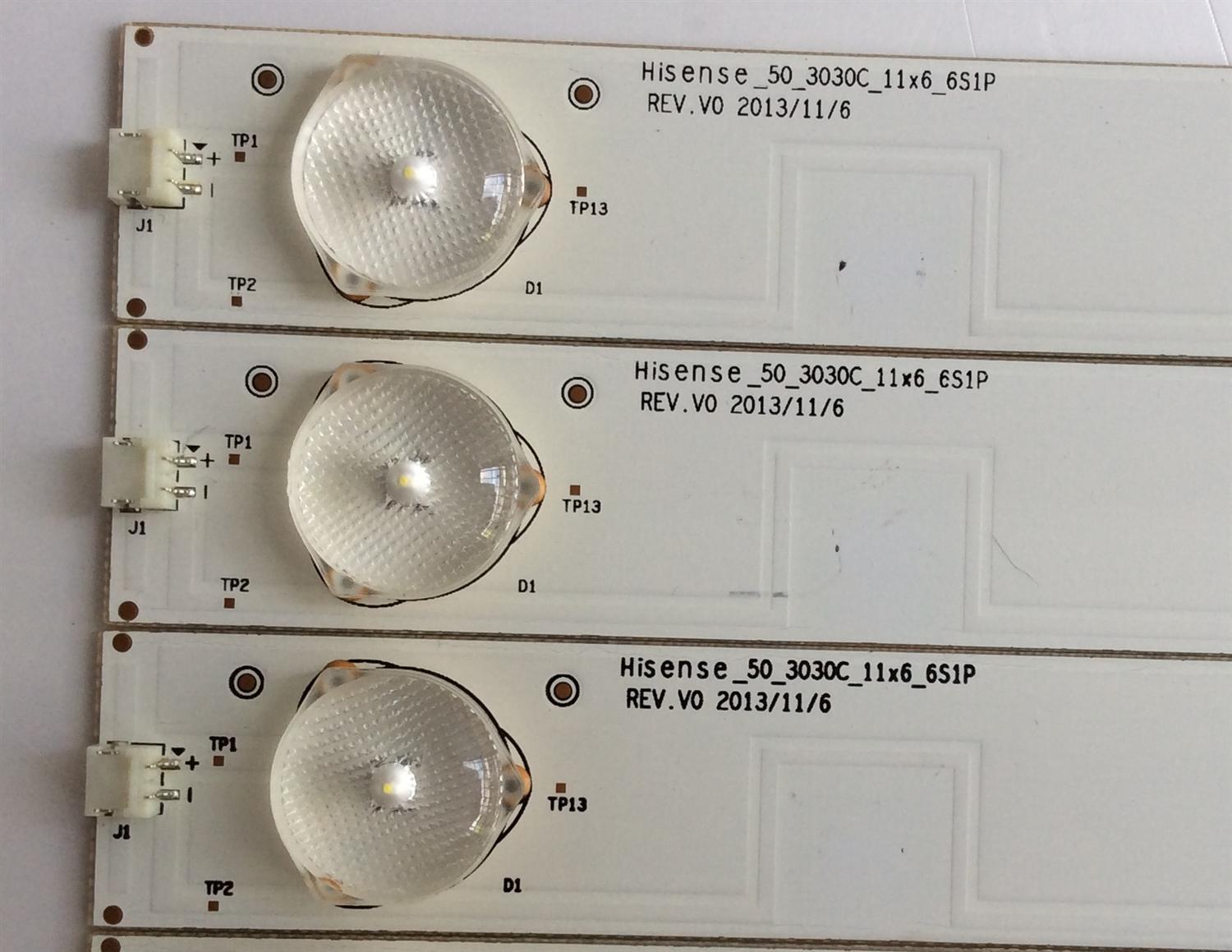 KIT DE LED´S PARA TV ((INCOMPLETO SOLO 8 PIEZAS)) / INSIGNIA HD500DF-B57(010)\T1\S1\GM\ROH / HE50QCZTS84 / 98ma042L-B2 / 1134484 / HISENSE_50_3030C_11x6_6S1P / MODELO NS-50D550NA15	 - Imagen 2