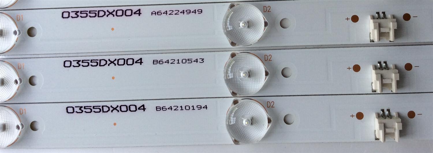 KIT DE LED´S PARA TV ( 12 PIEZAS) WESTINGHOUSE 3P55DX002 / 0355DX004 / A4-P-30 21004935 / 21004935 / E469119 / PANEL MD5508YTLU / MODELO WD55UT4490 - Imagen 2