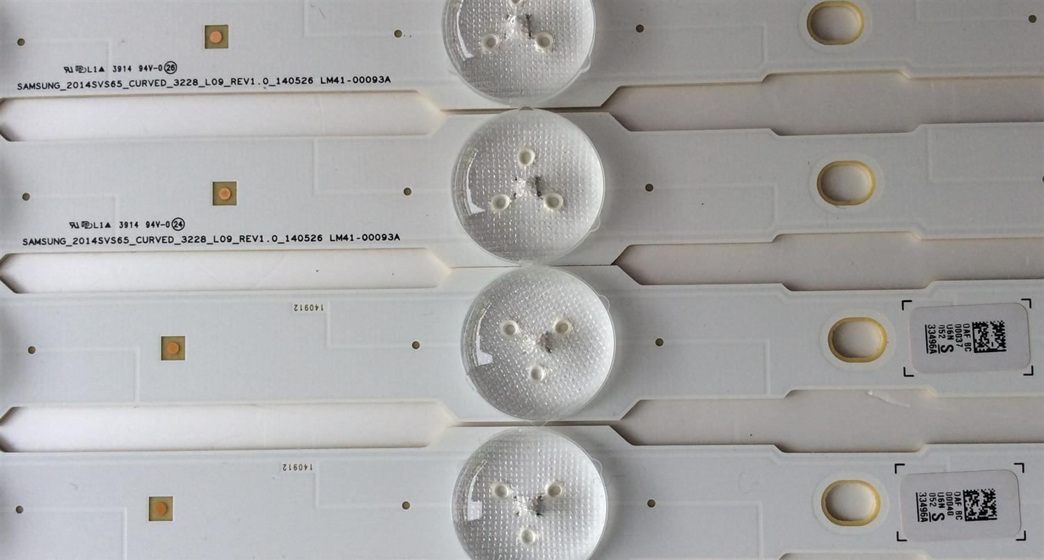 KIT DE LED´S PARA TV ( 18 PIEZAS) SAMSUNG BN96-33495A / BN96-33496A / SAMSUNG_2014SVS65_CURVED_3228_R09_REV1.0 / SAMSUNG_2014SVS65_CURVED_3228_L09_REV1.0 / 33495A / 33496A / LM41-00093A / LM41-00091Y / PANEL CY-VH065FGLV2H / MODELO UN65HU7250FXZA UH02 - Imagen 3