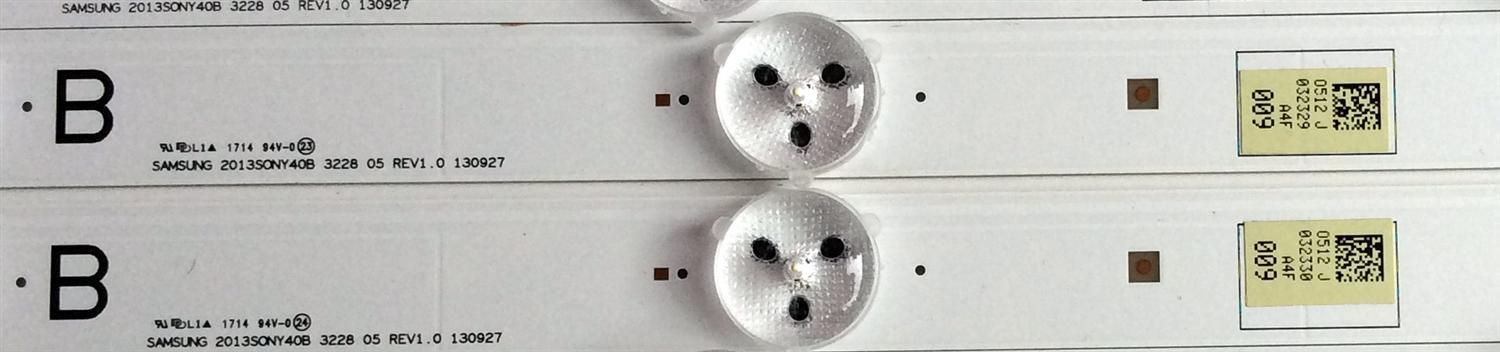 KIT DE LED'S PARA TV (10 PIEZAS) / SONY 2013SONY40A / SAMSUNG 2013SONY40A 3228 05 REV1.0 130927 / SAMSUNG 2013SONY40B 3228 05 REV1.0 130927 / 1-889-701-12 / 1-889-702-12 / 173476712  / E88441 / 047S5B 09 / PANEL NS4F400DND01 / MODELO KDL-40R470B - Imagen 3