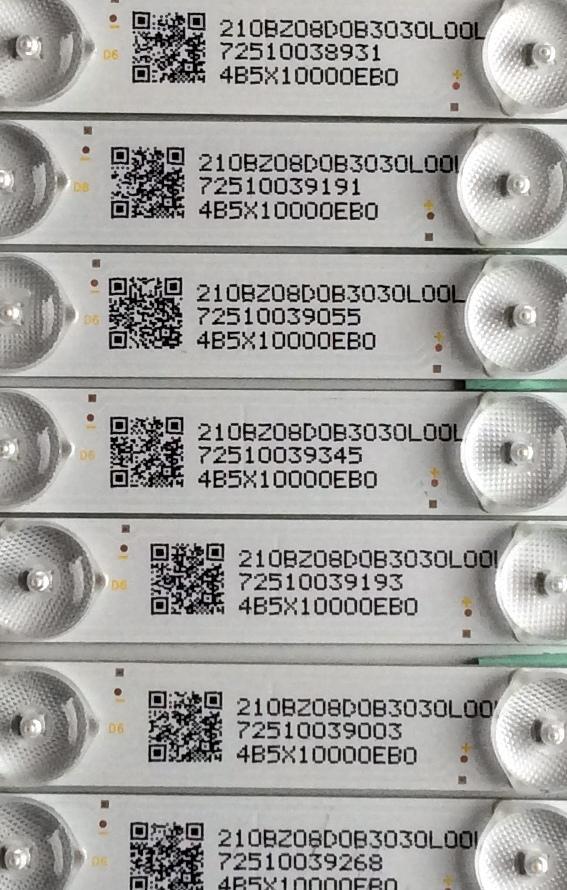 KIT DE LED'S PARA TV VIZIO (16 PIEZAS) / NUMERO DE PARTE LB50080 V0_00 / LB50080 V1_01 / LB50080 V0_00 81075 / LB50080 V1_01 81075 / 210BZ08D0B3030L00L / 1D5Y00000EA0 / PANEL TPT500U1-QVN03.U REV:S7B0A / MODELO M50-E1 - Imagen 4
