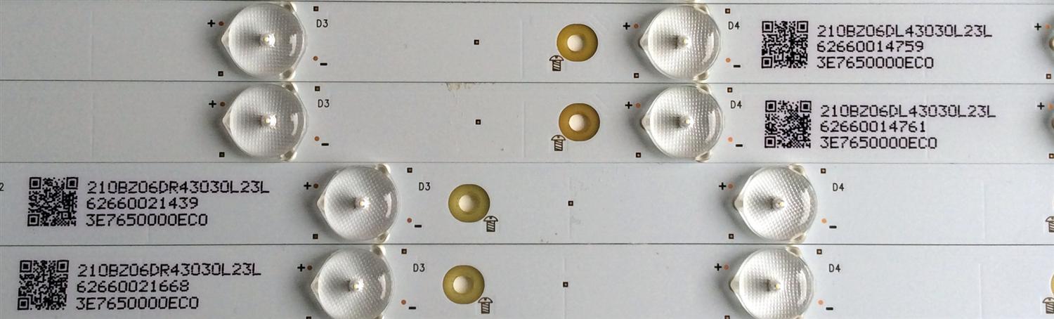 KIT DE LED'S PARA TV (12 PIEZAS) / VIZIO LB50070 / LB50070 V1_00 81075 / 210BZ06DR43030L23L / 3E7650000EC0 / PANEL TPT500J1-HVN07.U / MODELO D50N-E1 / D50N-E1 LTMWVTCT - Imagen 4
