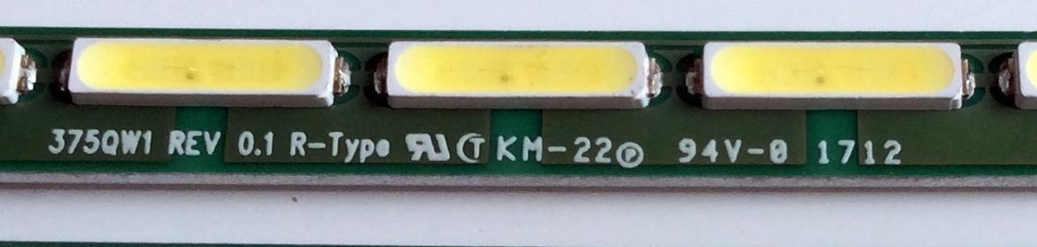KIT DE LED'S PARA TV (2 PIEZAS) / DELL 375QW1 / 6916L-2626B / 6916L-2627B / 375QW1 REV 0.1 L-TYPE / 375QW1 REV 0.1 R-TYPE / PANEL LM375QW1 (SS)(B1) / MODELO U3818DW - Imagen 4