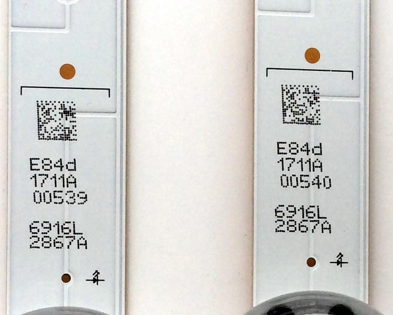 KIT DE LED'S PARA TV LG ((2 PIEZAS)) / NUMERO DE PARTE 6916L-2867A / 6916L2867A / SUNG WE155V0 E74739 / E84D1711A00540 / E84D1711A00539 / ART3 2867 REV0.3 1 / V17 43 / PANEL LC430DGG (FK)(M3) / MODELO 43UV340H-UA / 43UV340H-UA.BUSYLJM - Imagen 4