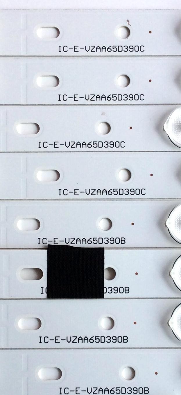 KIT DE LED'S PARA TV (16 PIEZAS) / JVC IC-D-VZAA65D390A / IC-E-VZAA65D390B / IC-E-VZAA65D390C / F110M9RP40F / E306084 / BC-F110M9RP40F-2-3-164-73 / 098101022173 / BC-F110M9RP40F-2-2-164-74 / BC-F110M9RP40F-2-2-164-75 / PANEL T650HVN05.0 / MODELO EM65FTR - Imagen 2
