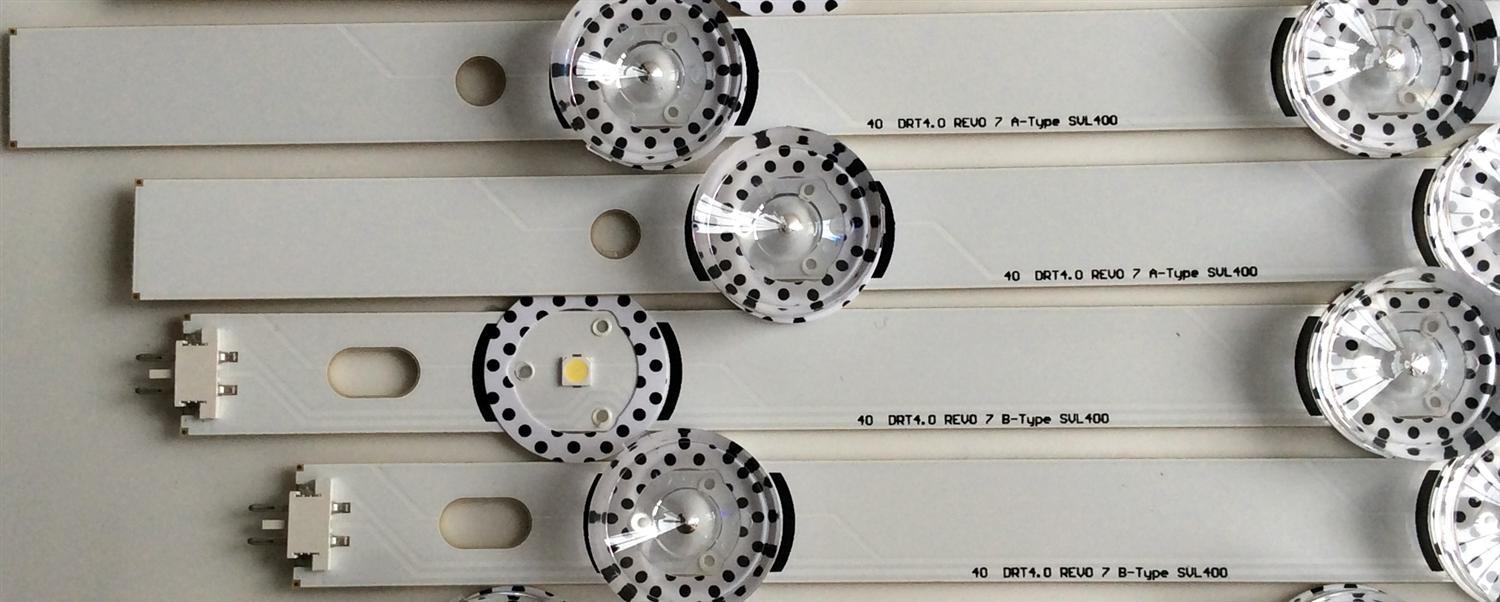 KIT DE LED'S PARA TV (8 PIEZAS) / LG 40DRT4.0 REV0 7 B-TYPE SUL 400 / CEM-3-N 94V-0. 1645 003S5B / 0884A / PANEL'S HC400DUN-VCKN9-214X / MODELO 40LX560H-UF - Imagen 2