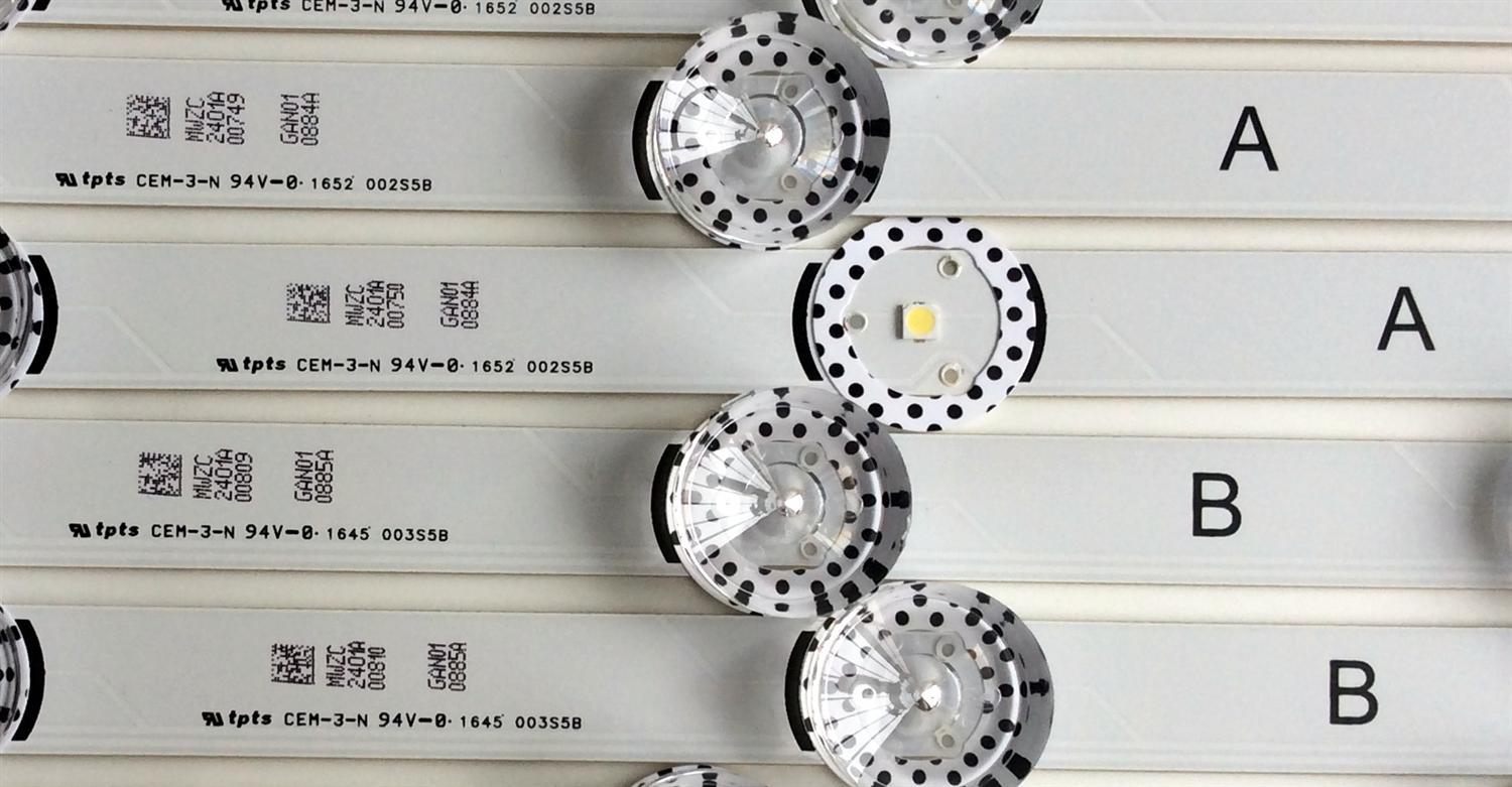 KIT DE LED'S PARA TV (8 PIEZAS) / LG 40DRT4.0 REV0 7 B-TYPE SUL 400 / CEM-3-N 94V-0. 1645 003S5B / 0884A / PANEL'S HC400DUN-VCKN9-214X / MODELO 40LX560H-UF - Imagen 3