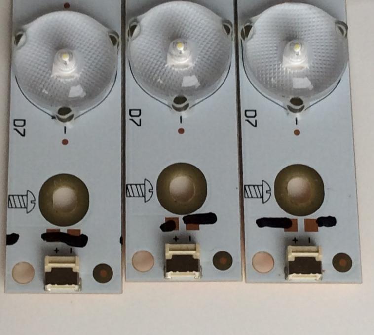 KIT DE LED'S PARA TV (3 PIEZAS) / VIZIO GJ-2K16 D2P5-315 D407-V1.2 (613*17MM) / 210BZ07D043535C04D / 6146 PANEL TPT315B5-FHBN0.K REV. S49P2E / MODELOS E32-D1 / E32-D1 LTTUUEAS / E32H-D1 LTTUUEBS / D32HN-E1 LTT3VMAS / D32HN-E1 LTT3VMCS / D32HN-E1 LTTUVMAS - Imagen 3