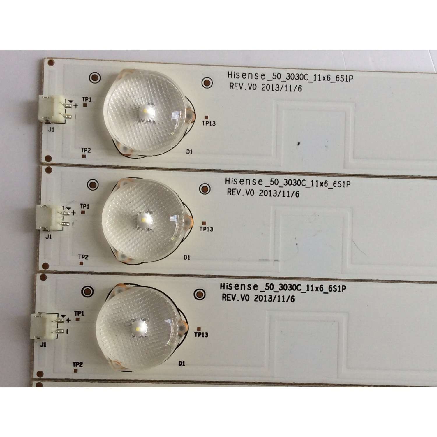 KIT DE LED´S PARA TV ((INCOMPLETO SOLO 8 PIEZAS)) / INSIGNIA HD500DF-B57(010)\T1\S1\GM\ROH / HE50QCZTS84 / 98ma042L-B2 / 1134484 / HISENSE_50_3030C_11x6_6S1P / MODELO NS-50D550NA15	 - Imagen 2