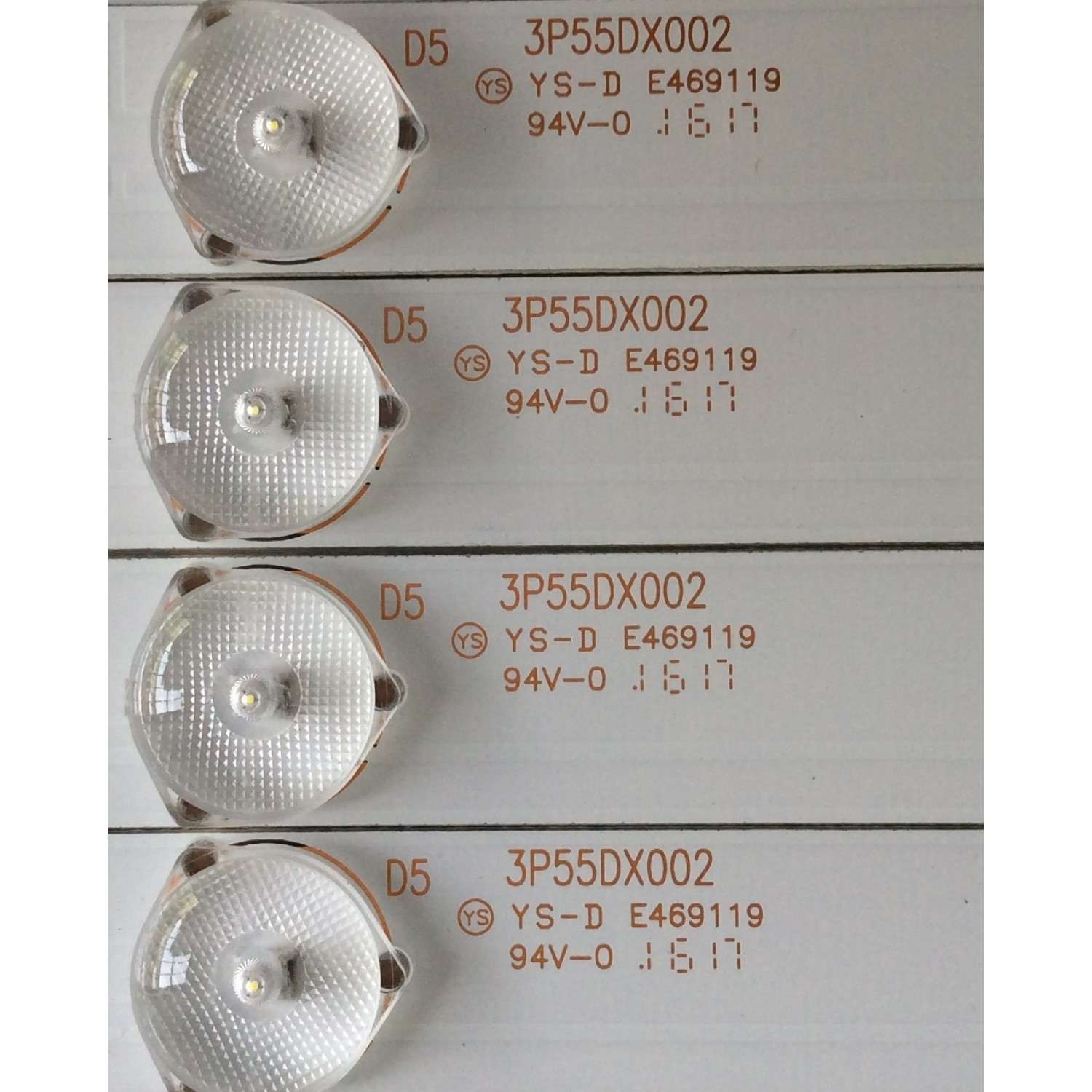 KIT DE LED´S PARA TV ( 12 PIEZAS) WESTINGHOUSE 3P55DX002 / 0355DX004 / A4-P-30 21004935 / 21004935 / E469119 / PANEL MD5508YTLU / MODELO WD55UT4490 - Imagen 4