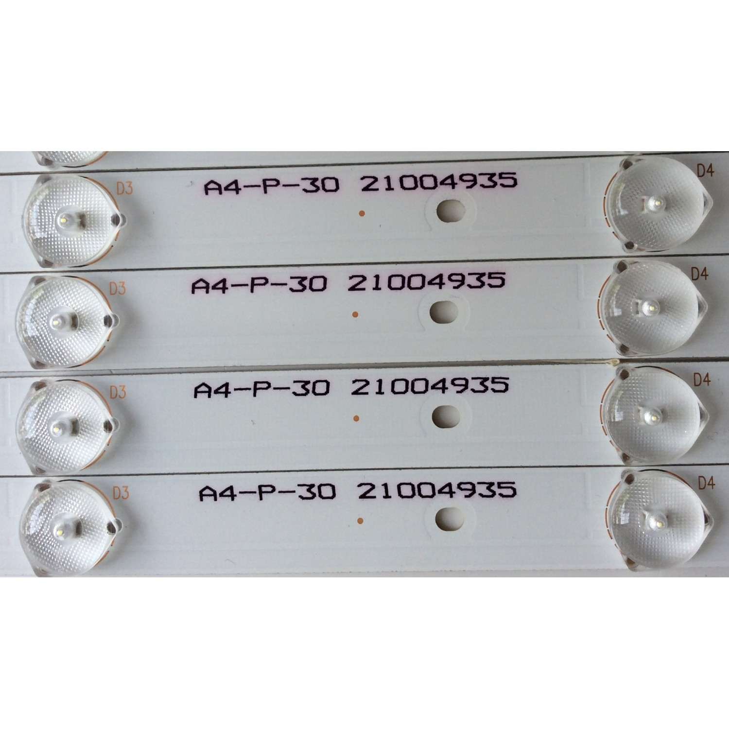 KIT DE LED´S PARA TV ( 12 PIEZAS) WESTINGHOUSE 3P55DX002 / 0355DX004 / A4-P-30 21004935 / 21004935 / E469119 / PANEL MD5508YTLU / MODELO WD55UT4490 - Imagen 3