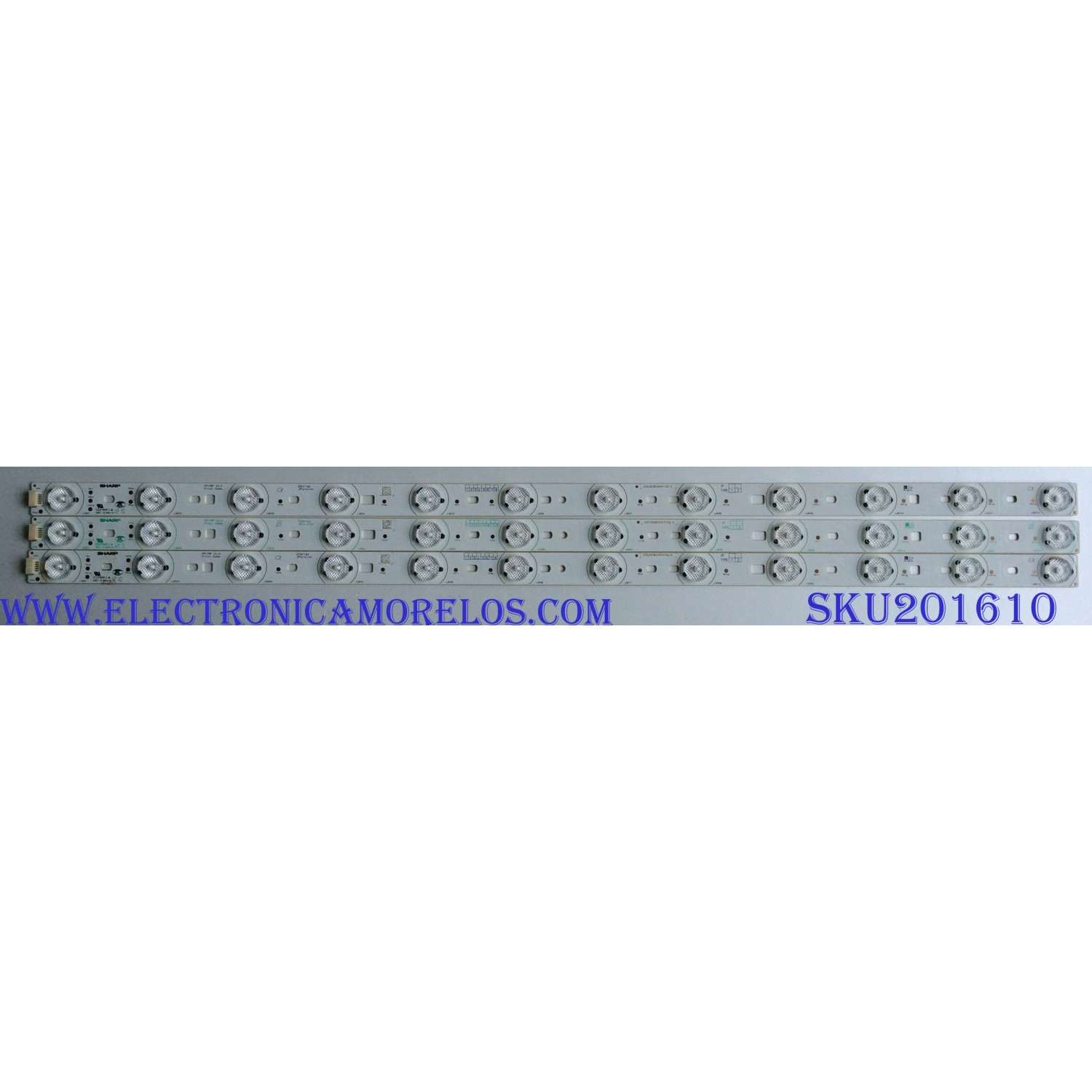 KIT DE LED'S PARA TV HISENSE (3 PIEZAS) / NUMERO DE PARTE HD580X1U92 / JL.D580E1330-003AS-M_V01 / HD580X1U92-TAL1+2021033101 / 0539 083562 / 1263659 / PANEL HD580X1U92-TAL1 / DISPLAY CC580PV5D / MODELO 58R6E3