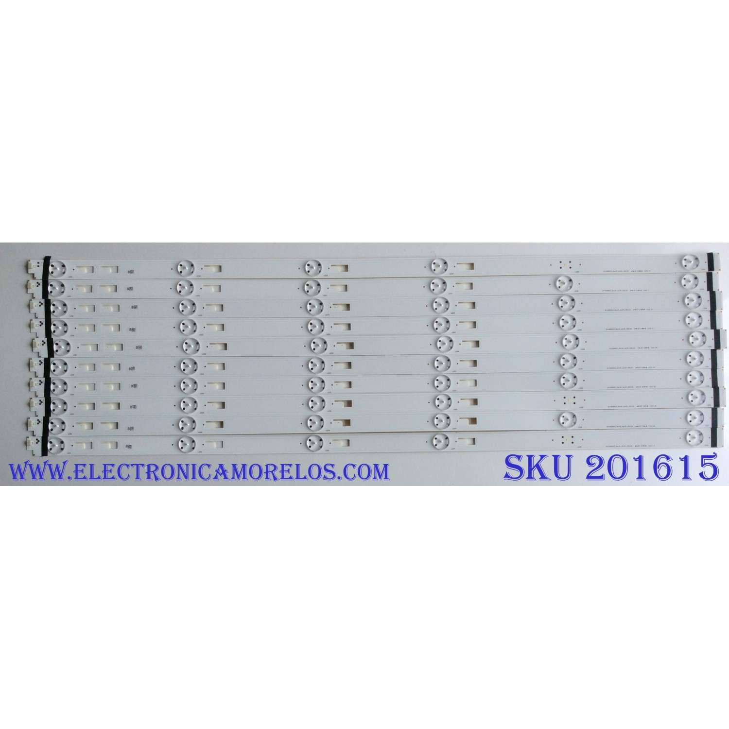 KIT DE LEDS ORIGINAL PARA TV SONY 10 PIEZAS / NUMERO DE PARTE SVY650A22 / SVY650A22_REV01_6LED_150120 / YG332 / PANEL SYV6542 / MODELO XBR-65X810C