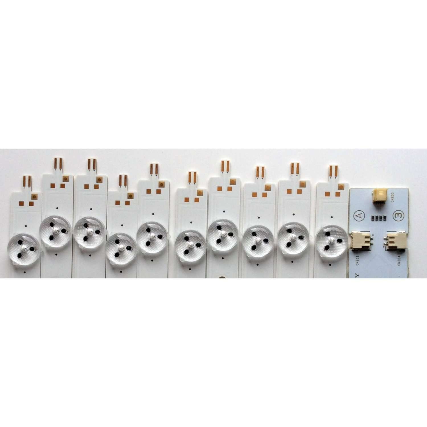 KIT DE LED'S PARA TV (10 PIEZAS) / SONY 2013SONY40A / SAMSUNG 2013SONY40A 3228 05 REV1.0 130927 / SAMSUNG 2013SONY40B 3228 05 REV1.0 130927 / 1-889-701-12 / 1-889-702-12 / 173476712  / E88441 / 047S5B 09 / PANEL NS4F400DND01 / MODELO KDL-40R470B - Imagen 2